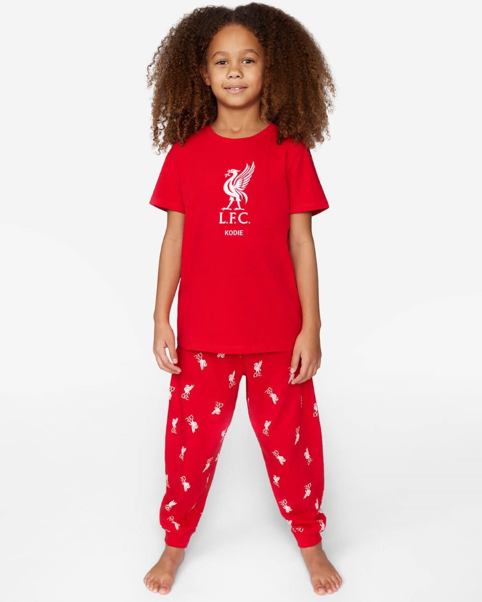 LFC Junior Personliga Liverbird-pyjamas - Image 1