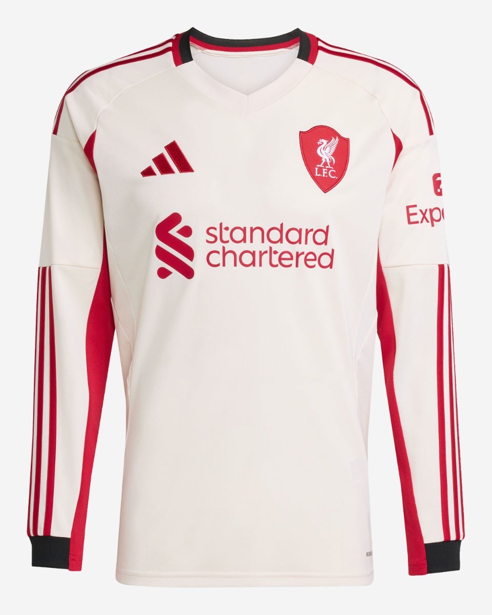 LFC adidas Mens 25/26 Away Long Sleeve Jersey