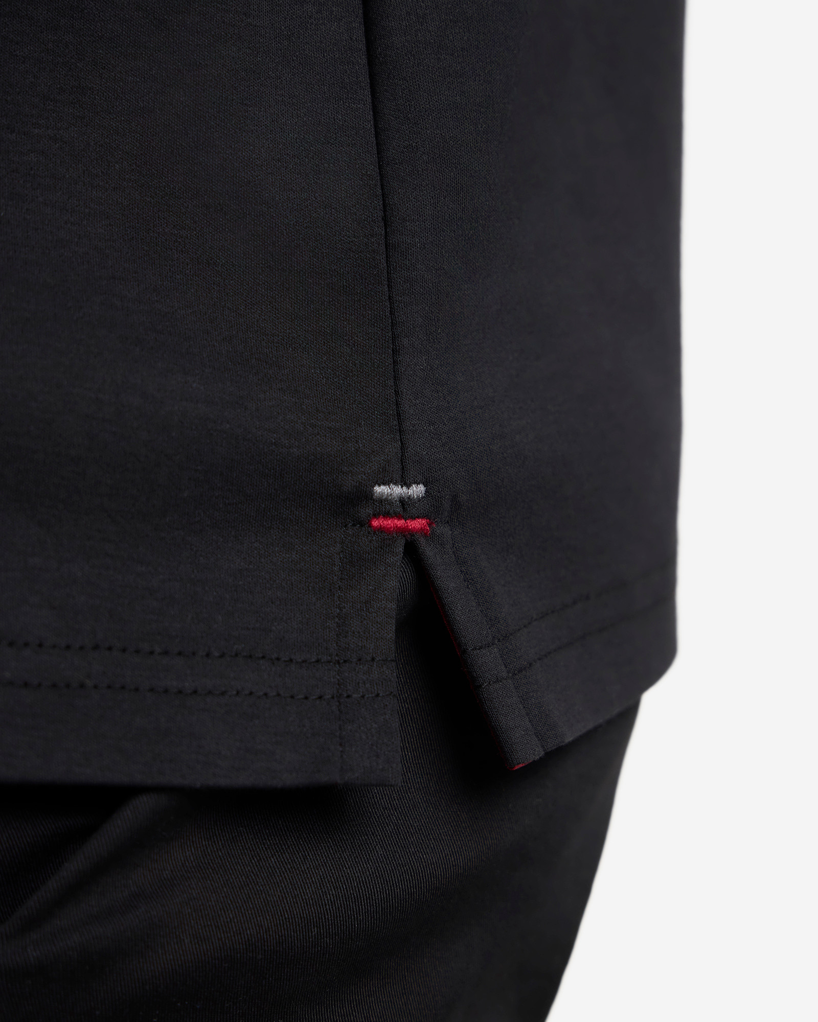 LFC Firma Mens Long Sleeve Polo Black - Image 4
