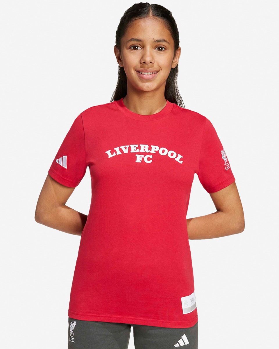 LFC adidas Youth 25/26 US Pack Tee Red - Image 3