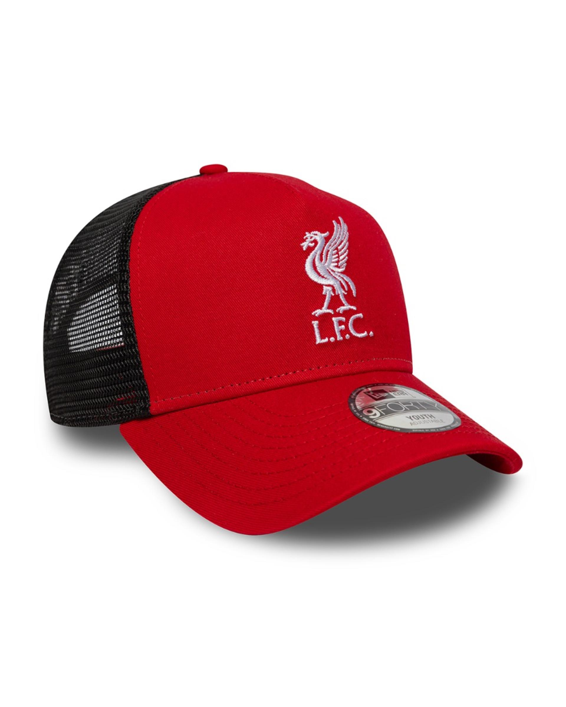 LFC New Era Trucker Liverbird für Kinder, Rot/Schwarz - Image 3