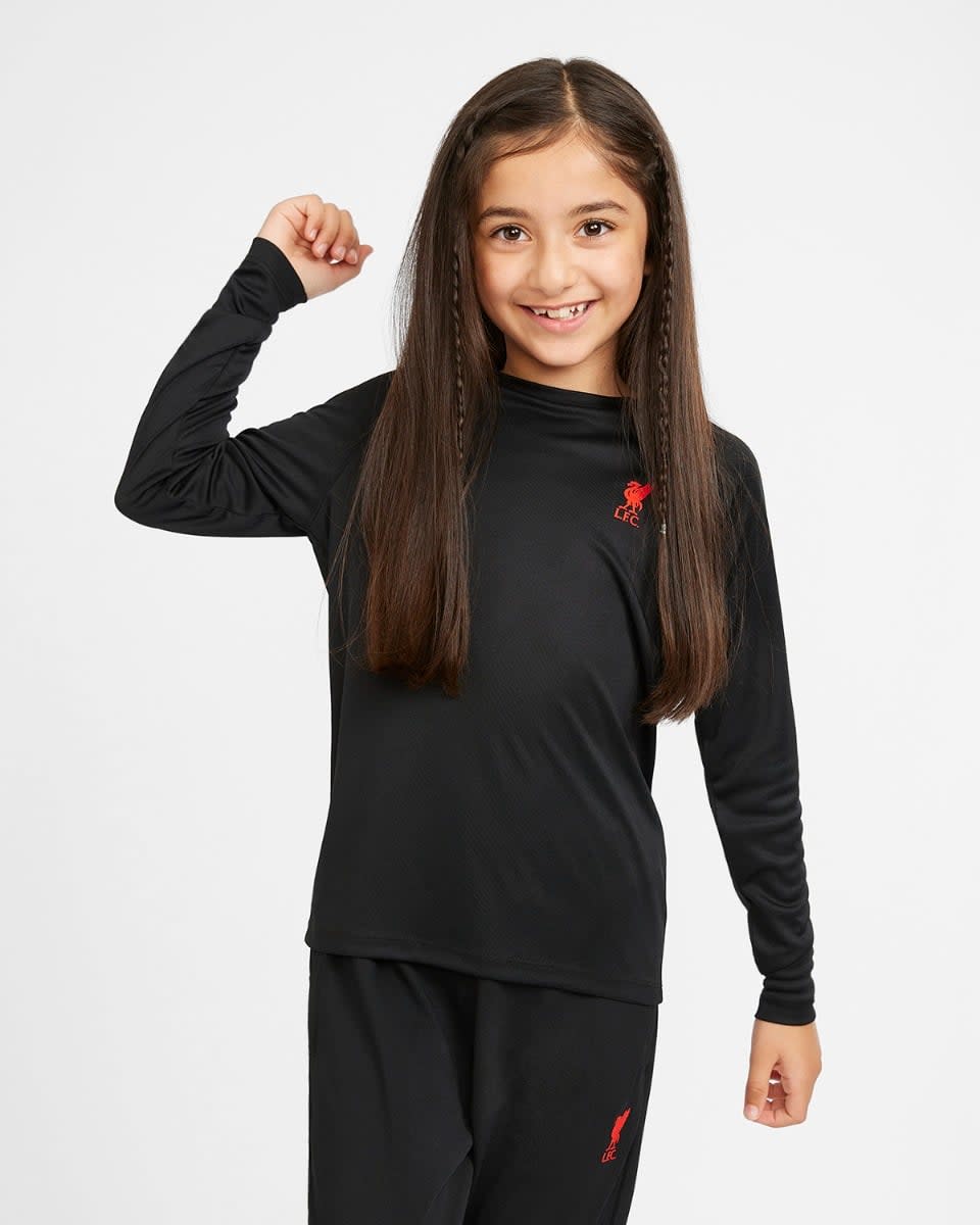 LFC Infant Long Sleeve Raglan Tee Black - Image 4