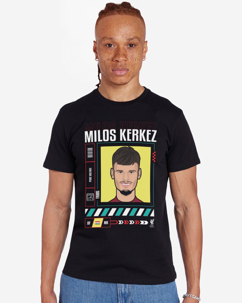 LFC 25/26 Adults Kerkez Tee Black - Image 1