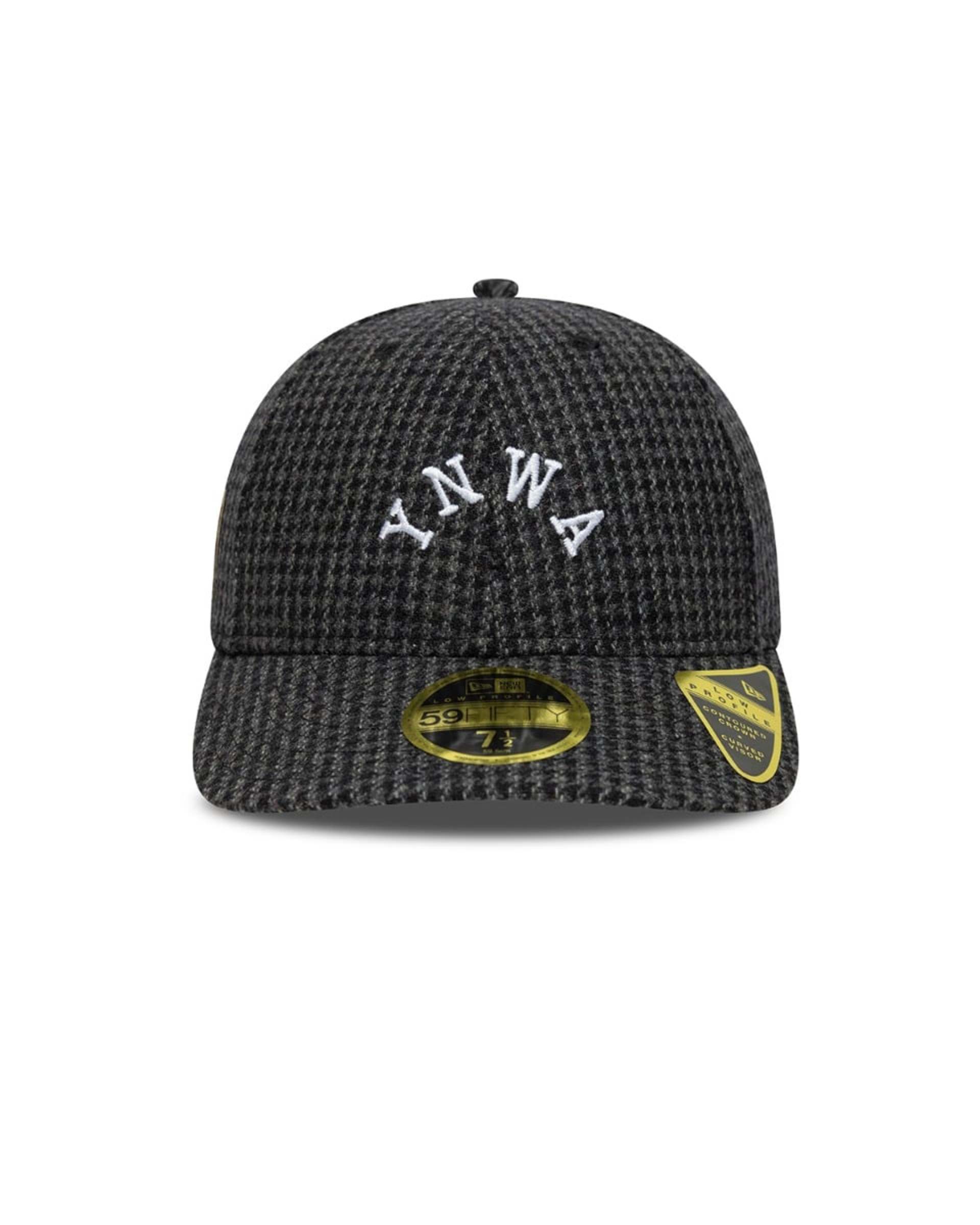 Gorra LFC New Era 59FIFTY con parche de tweed gris y negra - Image 2