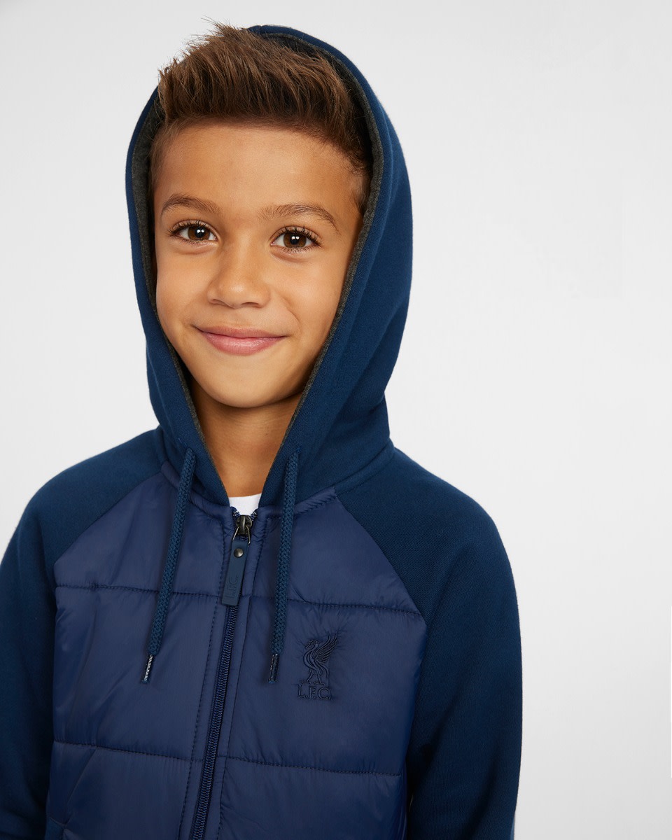 LFC Hybrid-Kapuzenjacke für Säuglinge, Marineblau - Image 4