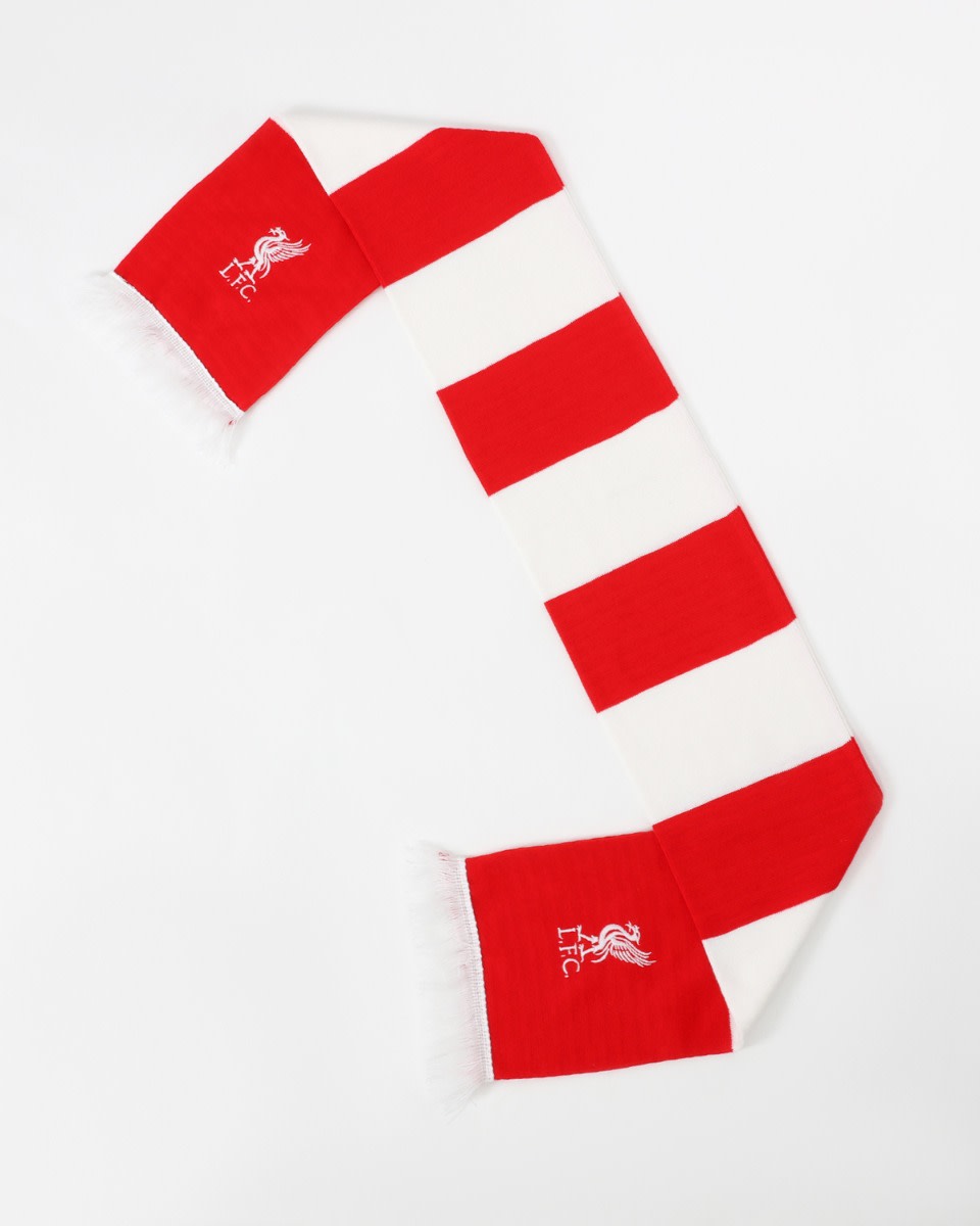 LFC Bar Scarf Red & White - Image 3