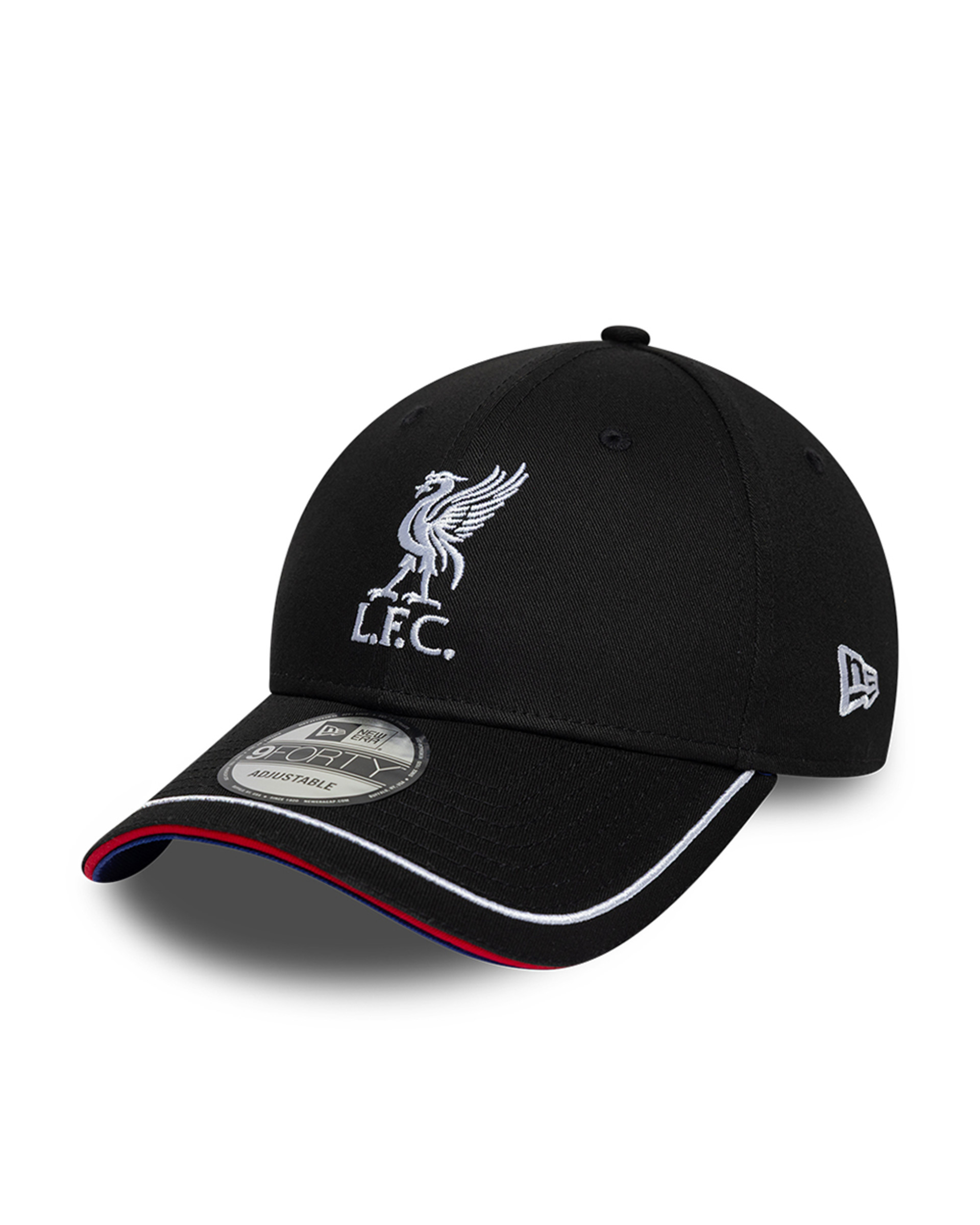 LFC New Era Adults เกรตบริเตน 9FORTY หมวกสีดำ - Image 3