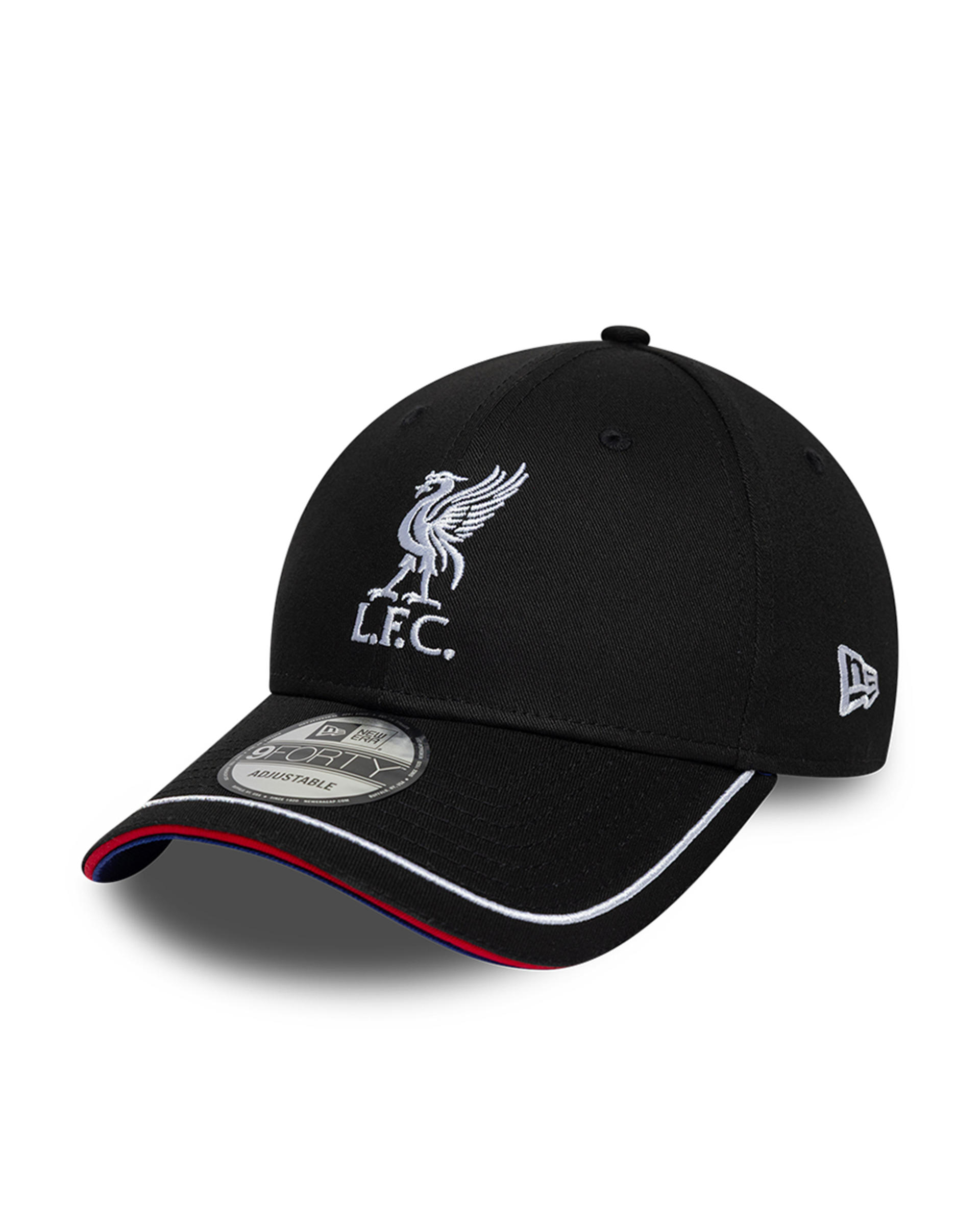 LFC New Era Adults เกรตบริเตน 9FORTY หมวกสีดำ - Image 3