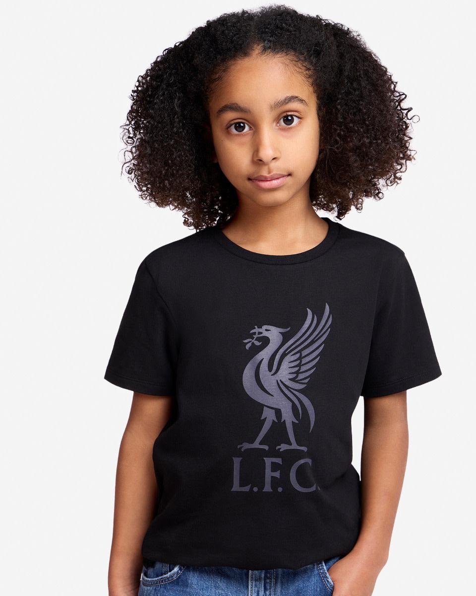 LFC Juniors Liverbird Tee Black - Image 1