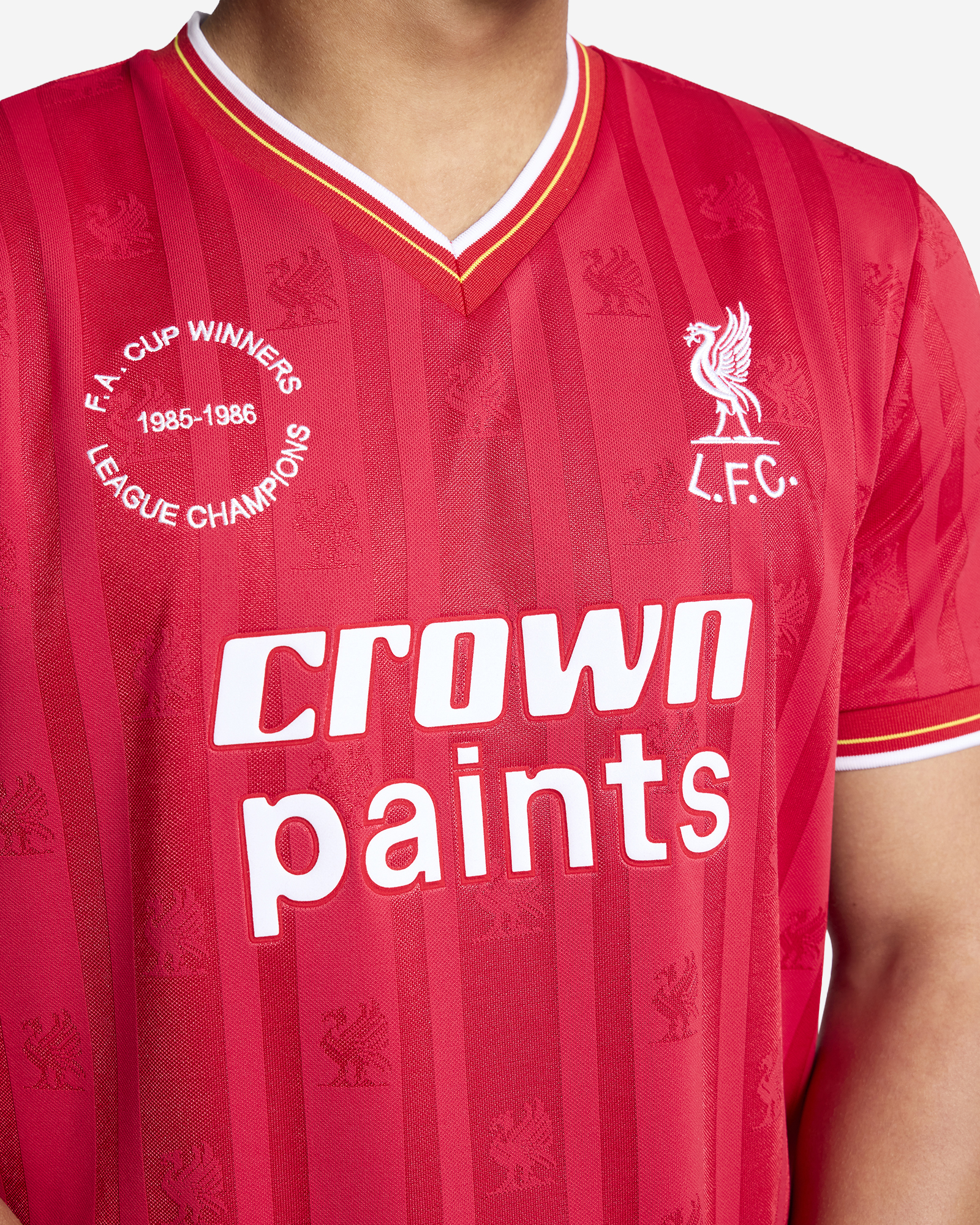LFC メンズレトロ 85/86 ホームシャツ - Image 4