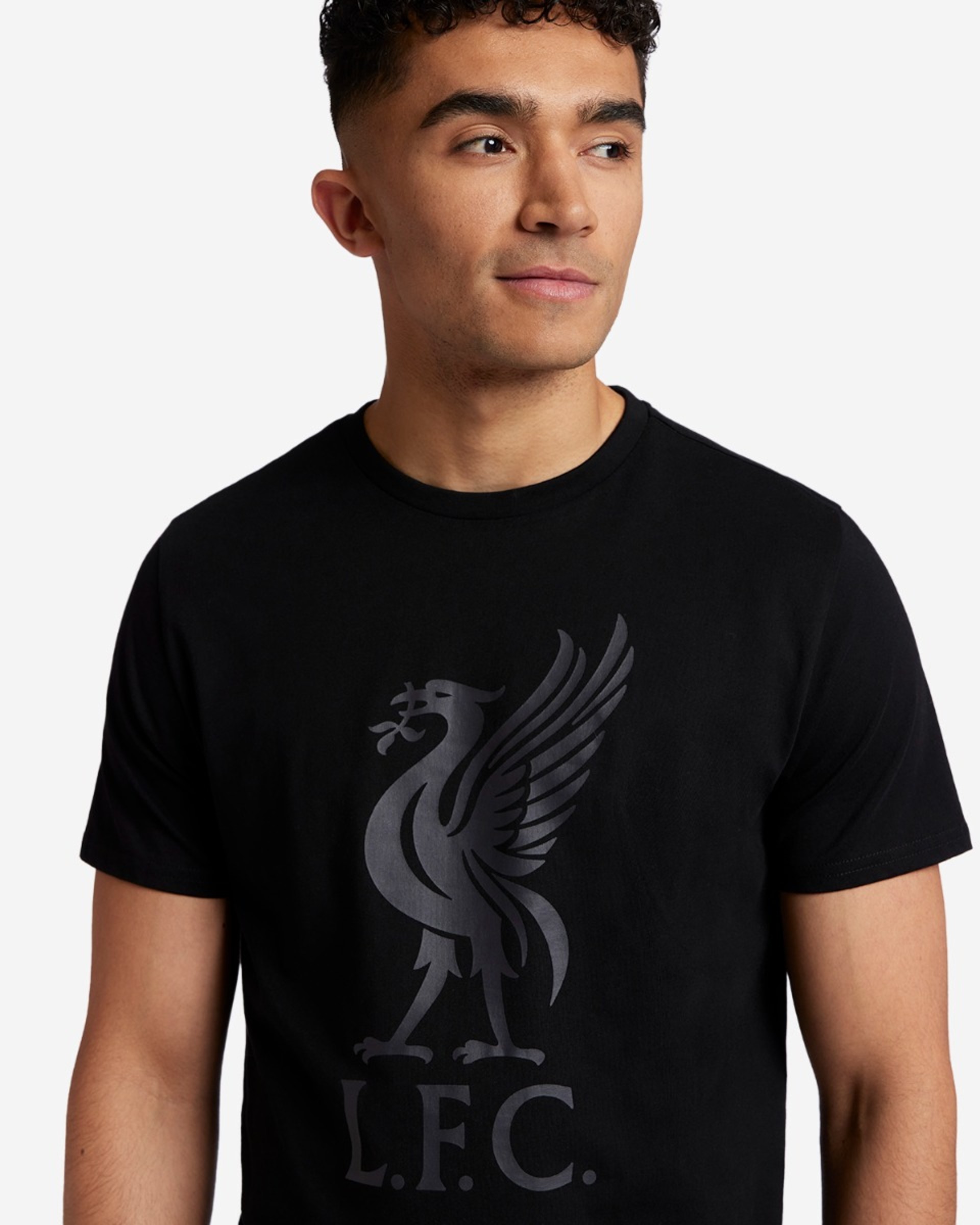 เสื้อยืดสีดำ LFC สำหรับผู้ใหญ่ ลิเวอร์เบิร์ด - Image 2