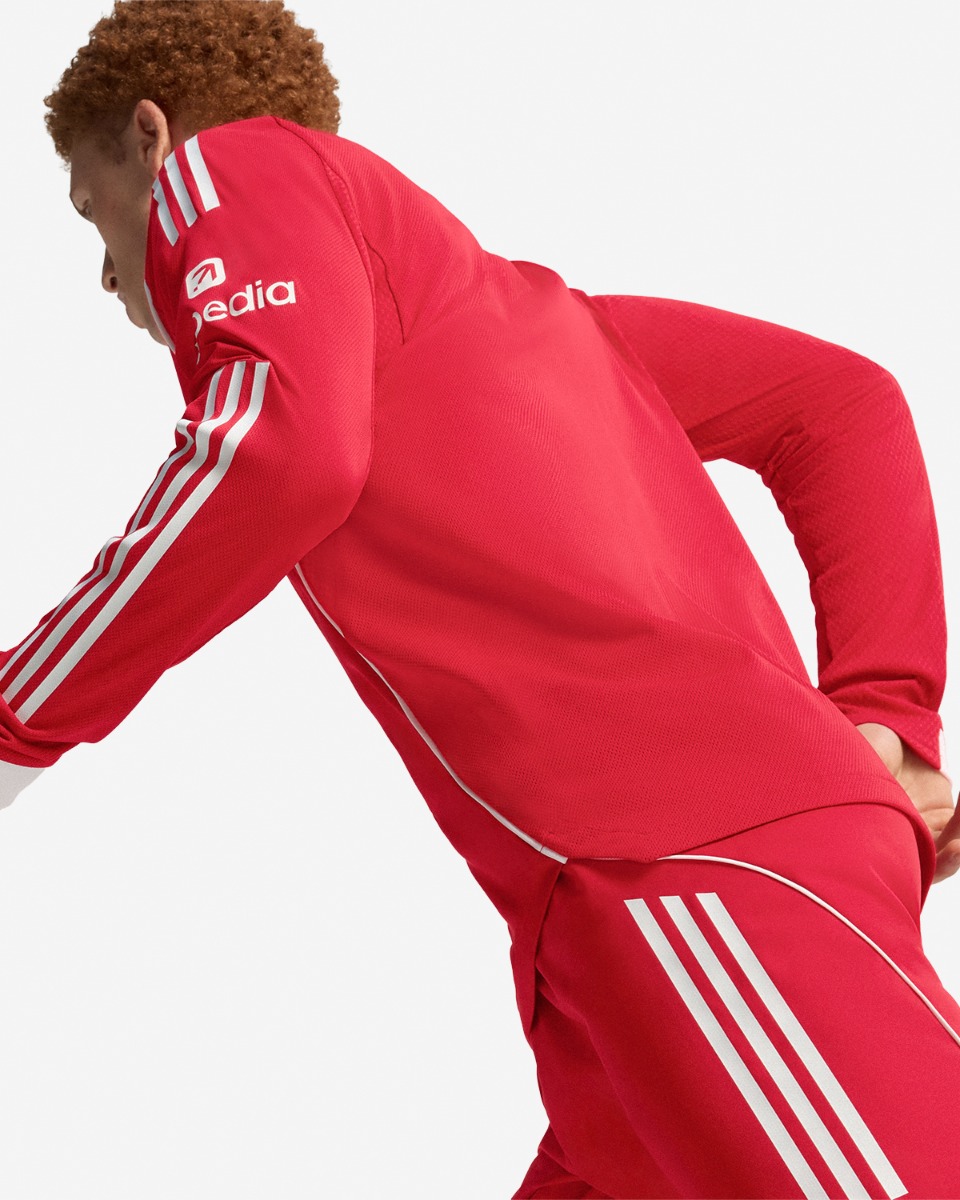 LFC adidas Mens 25/26 Authentic Home Long Sleeve Jersey