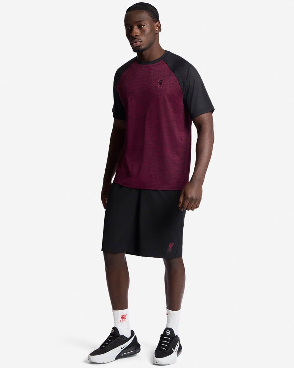 LFC Mens Marl Tee Red & Black - Image 4