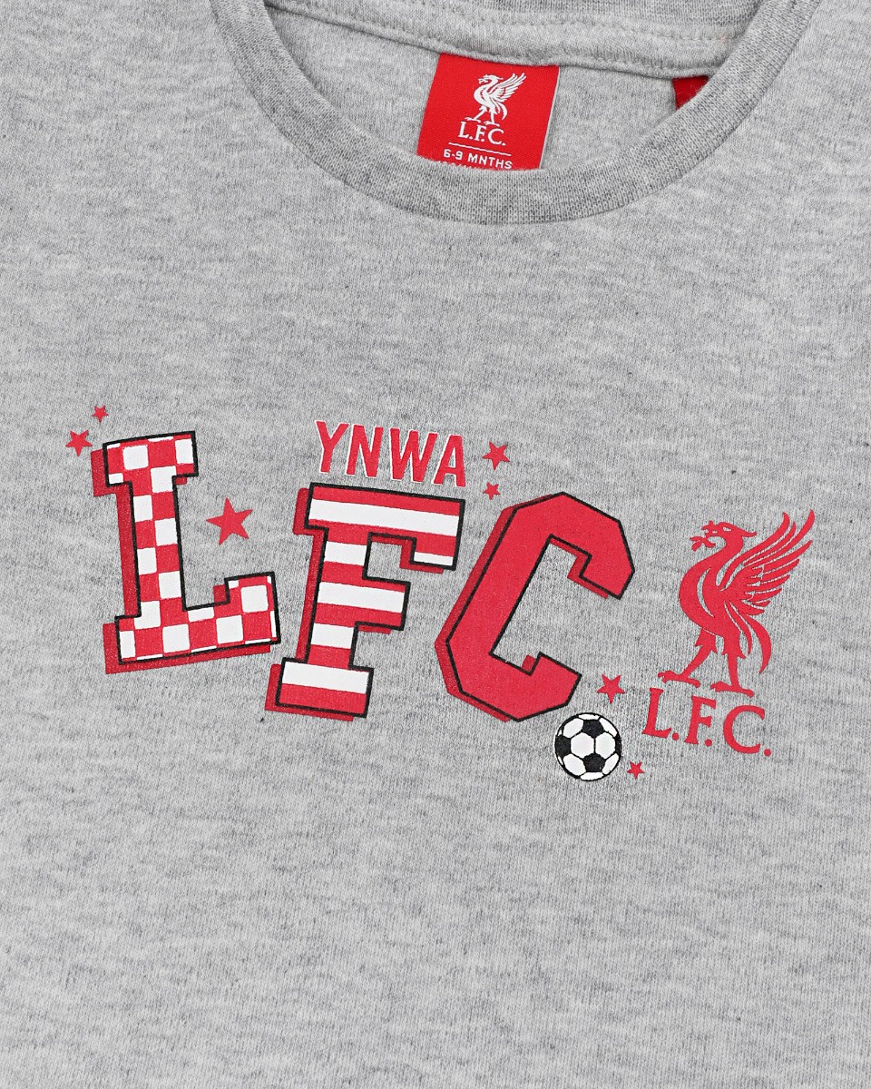 Camiseta de manga corta para bebé LFC gris - Image 2