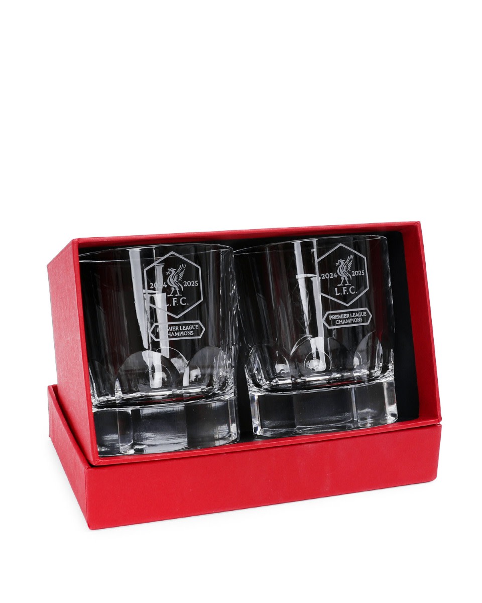 LFC Champions Crystal Glass Set - Image 1