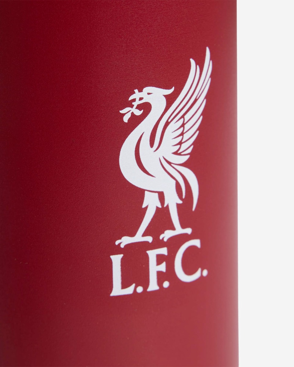 LFC adidas Trinkflasche Active aus Metall in Kastanienbraun und Weiß - Image 3