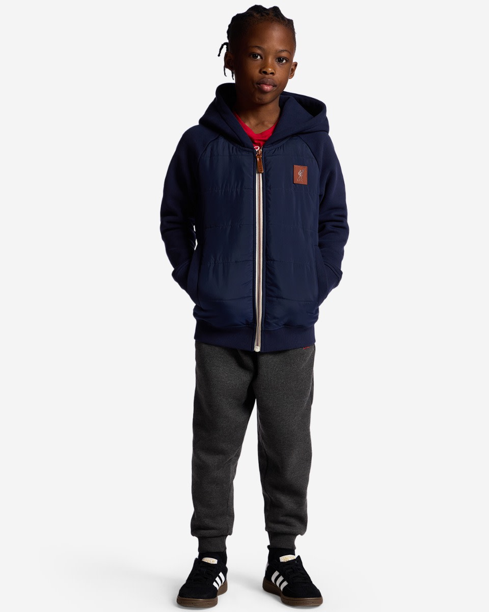 LFC Juniors Hybrid Jakke Navy - Image 3