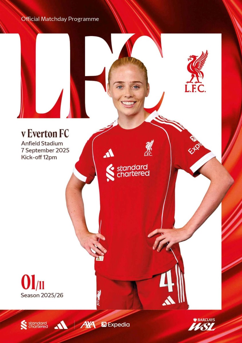 Spieltagsprogramm LFC Damen gegen Everton Damen - WSL - 07.09.2025 - Image 1