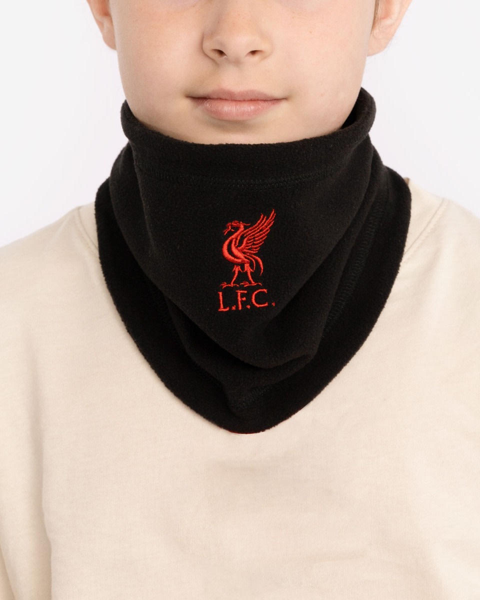 Snood polaire LFC Junior noir - Image 1