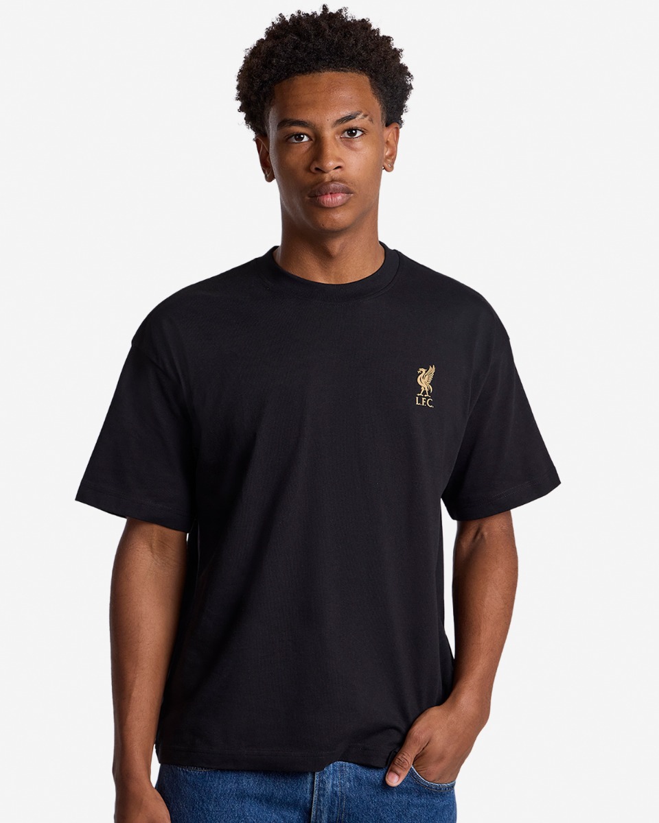 LFC メンズチャンピオンズトロフィーオーバーサイズグラフィック T シャツブラック - Image 2