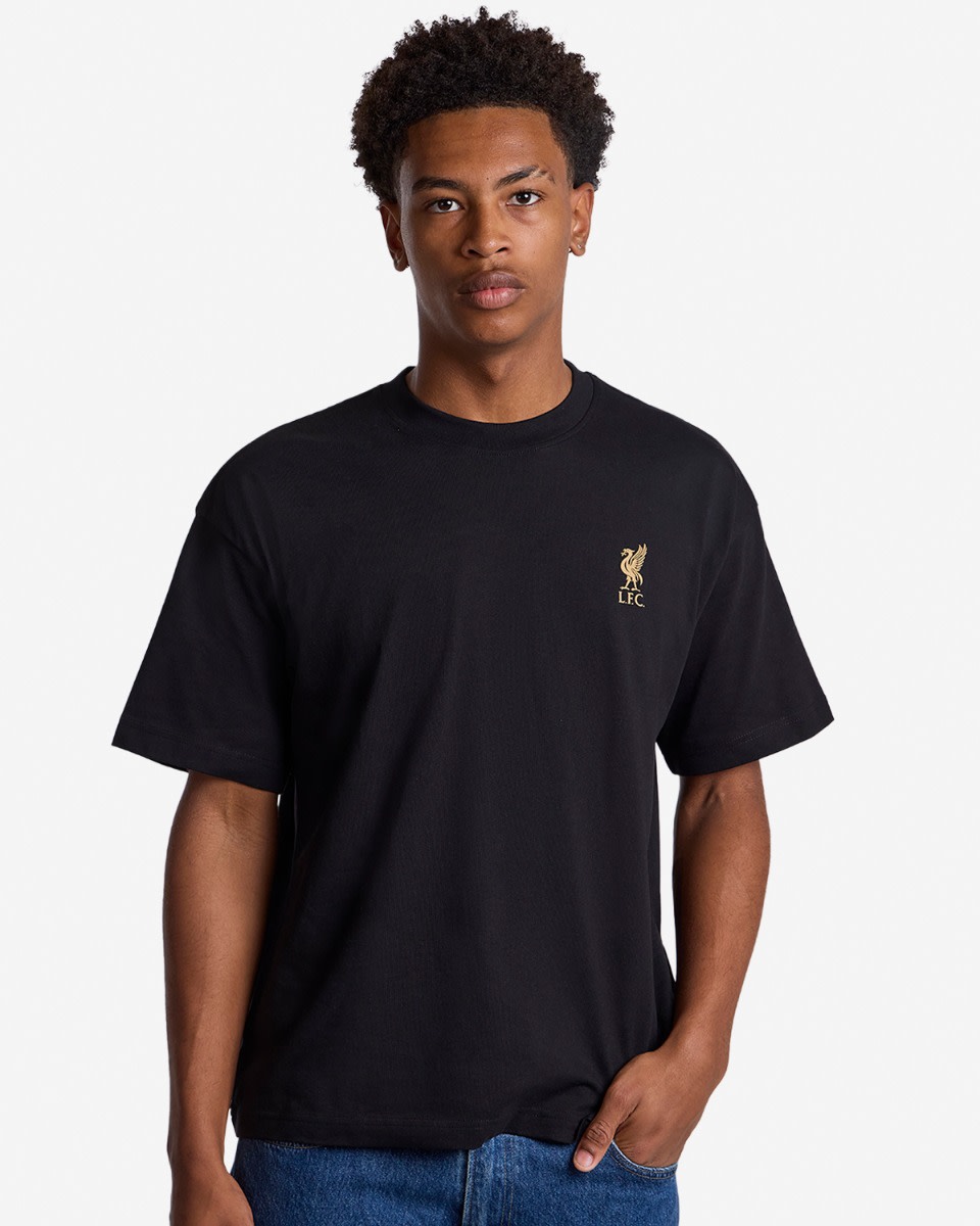 LFC メンズチャンピオンズトロフィーオーバーサイズグラフィック T シャツブラック - Image 2