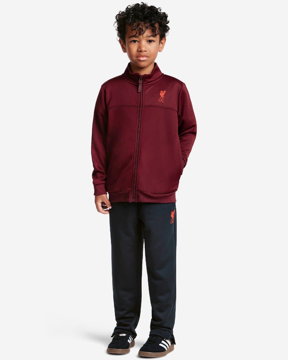 LFC Juniors Panel Jog Set Dark Red - Image 1