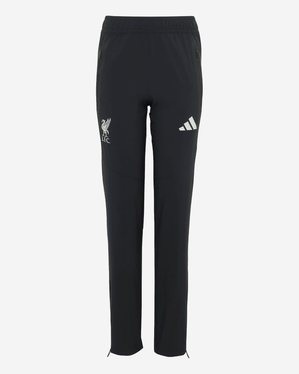 กางเกงท่องเที่ยว LFC adidas Youth Tiro สีดำ - Image 1