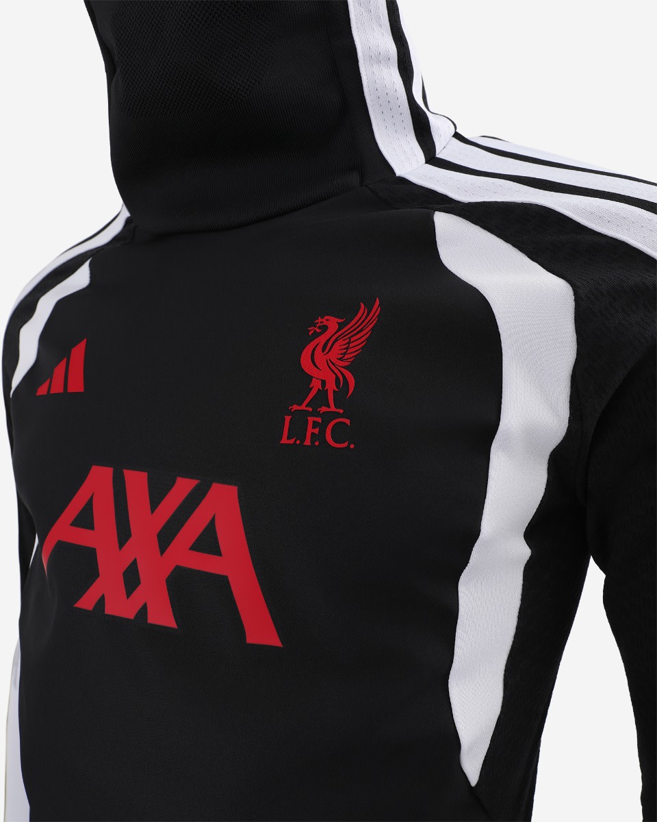 LFC adidas Mens 26/27 Tiro Pro-Warm Top Black - Image 3