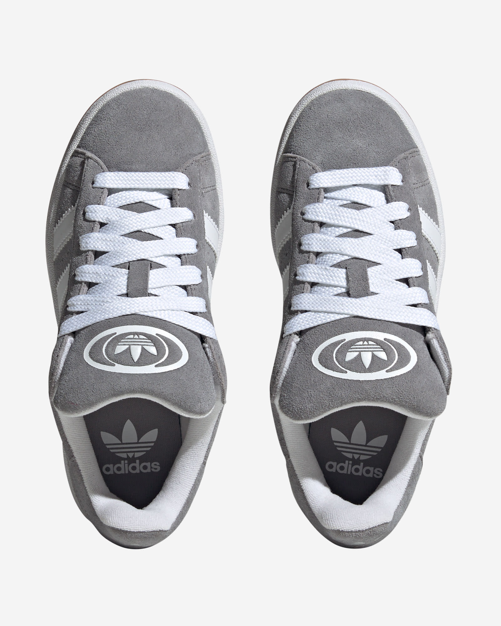 adidas Juniors Campus 00s Trainers Grey & White - Image 2