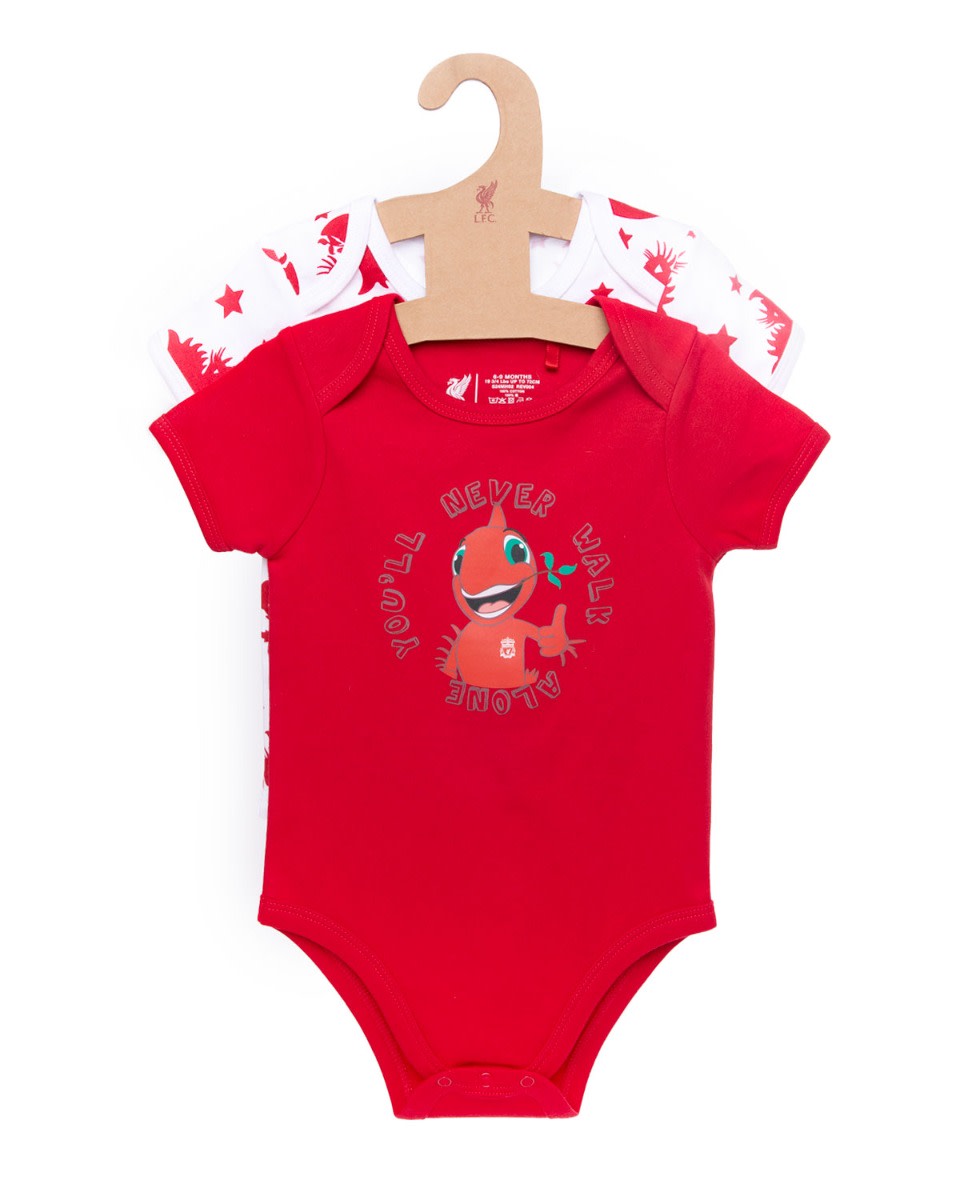 LFC Infants Mighty Red 2Pk Bodysuits Red - Image 1