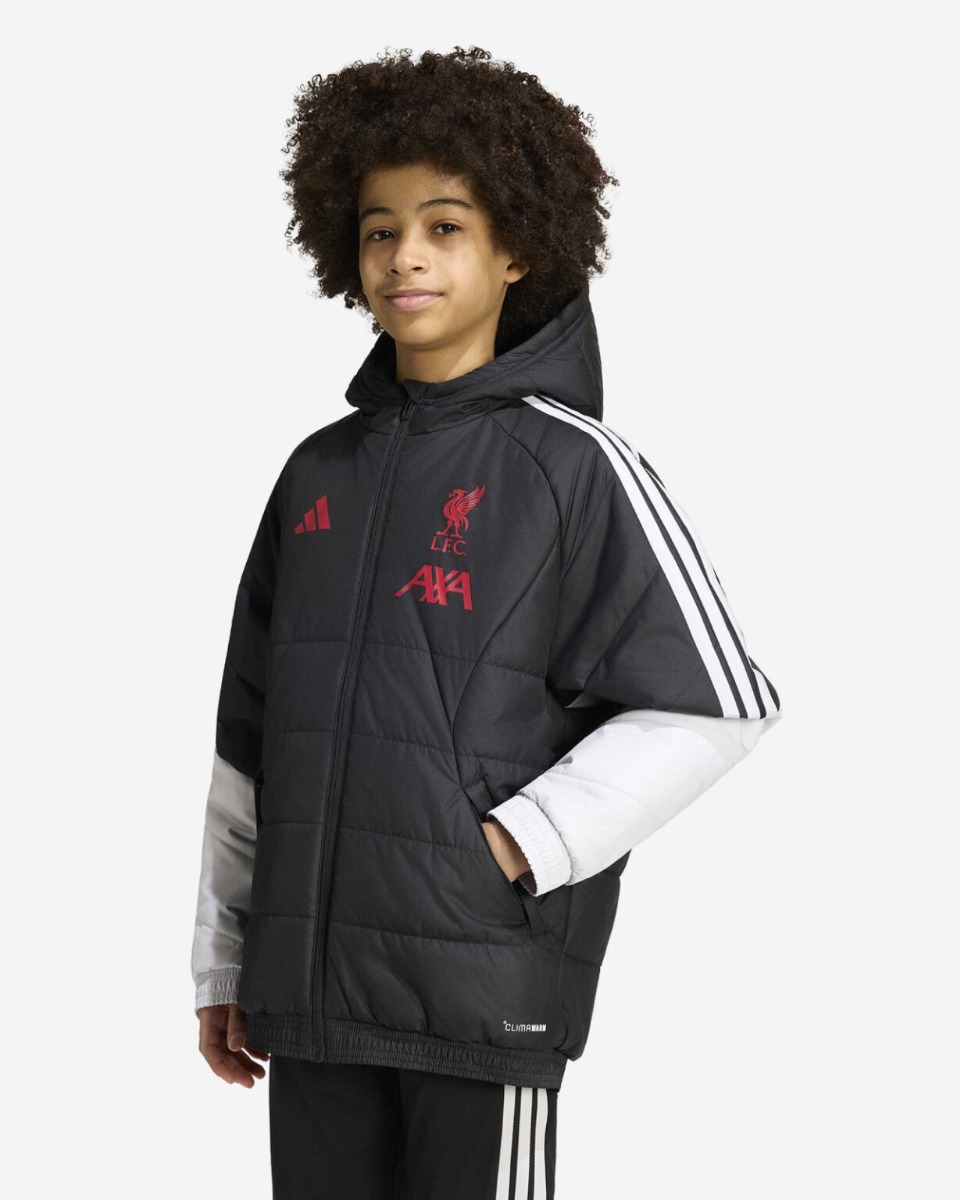 LFC adidas Youth 26/27 Tiro Vinterjacka Dash Grå - Image 4