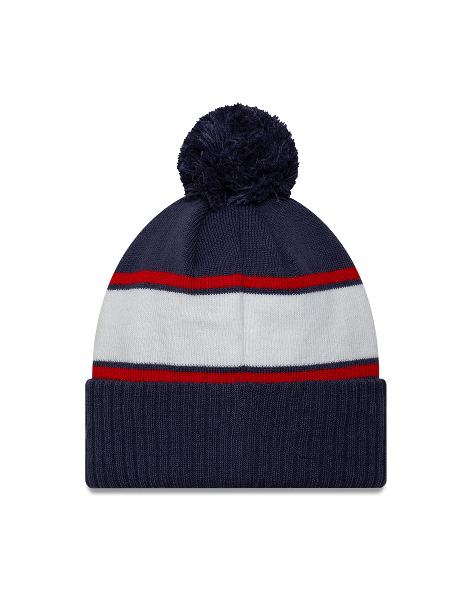 LFC New Era Adults Cuff Pom YNWA Beanie Navy - Image 2