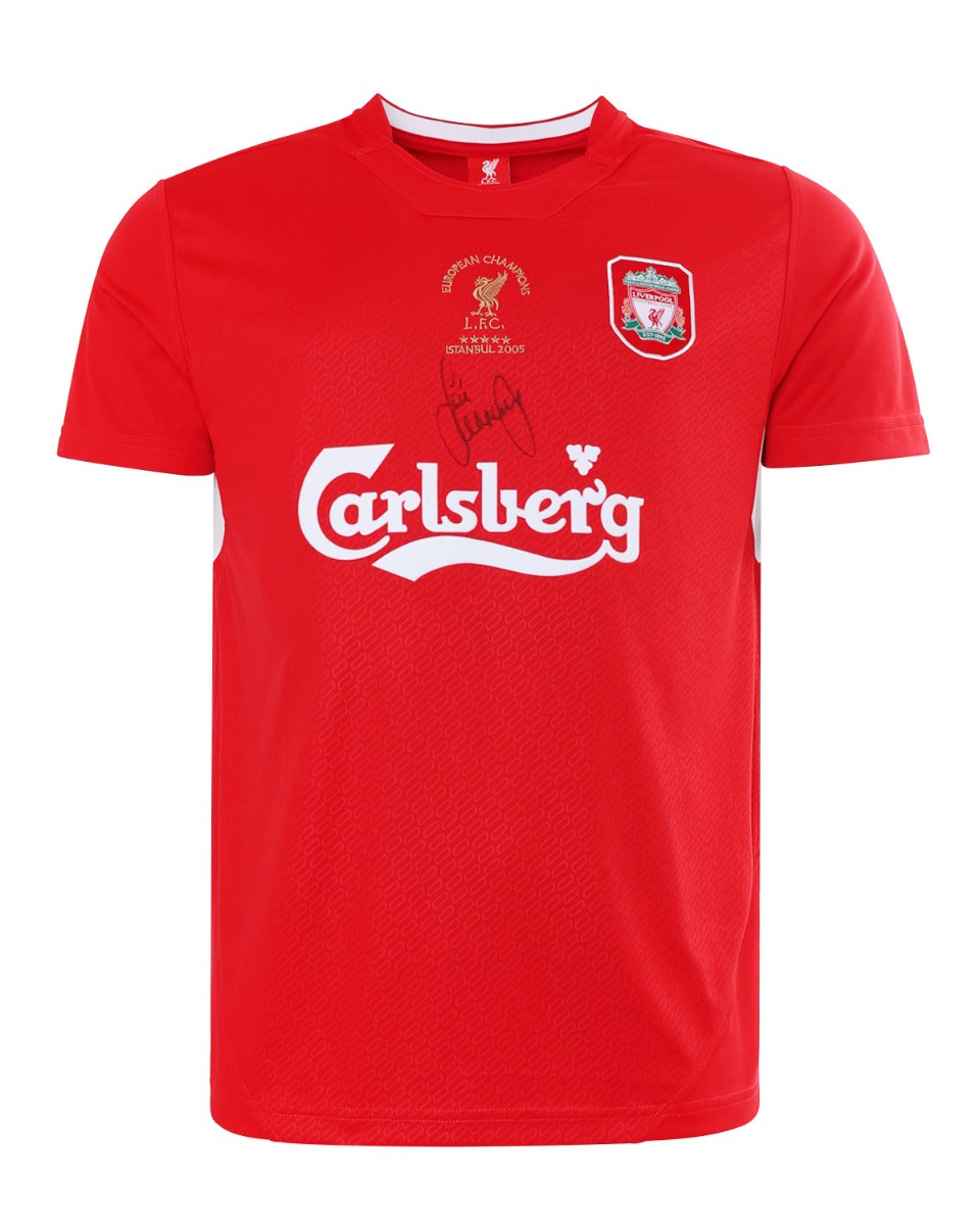 Chemise à double boîte Gerrard & Carragher signée par le LFC en 2005 - Image 4