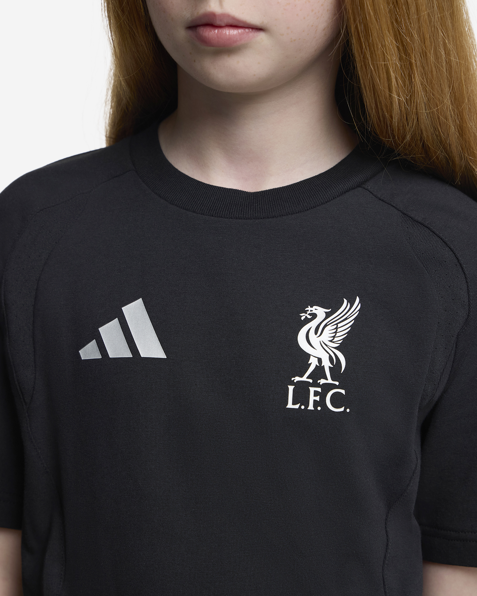 LFC adidas Youth Tiro Travel Tee Black