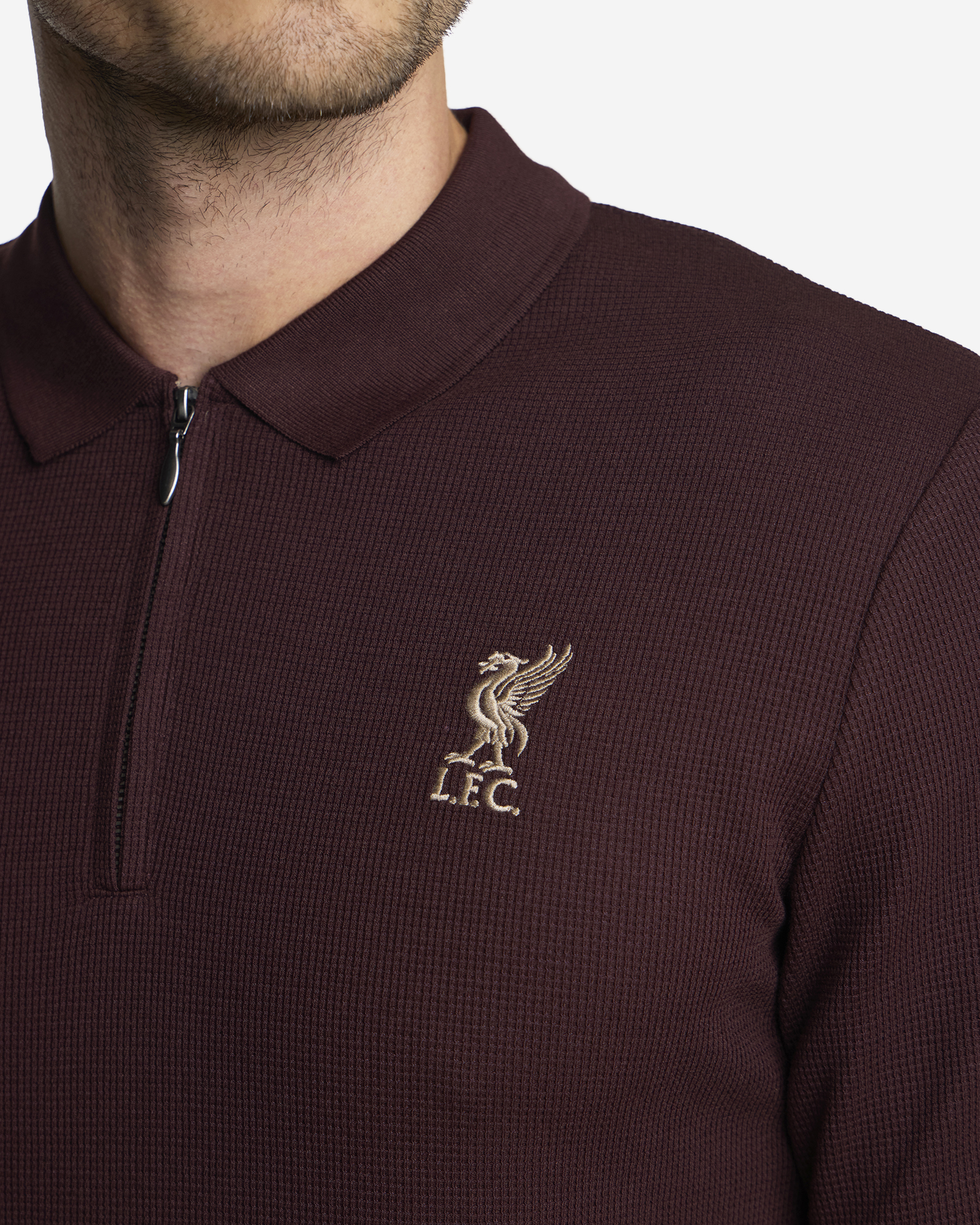 เสื้อโปโลบุรุษ LFC สีน้ำตาล - Image 2