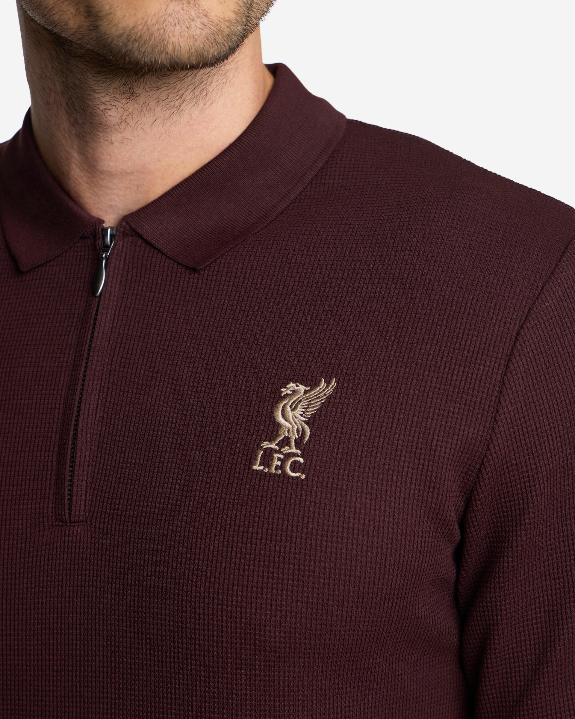 เสื้อโปโลบุรุษ LFC สีน้ำตาล - Image 2