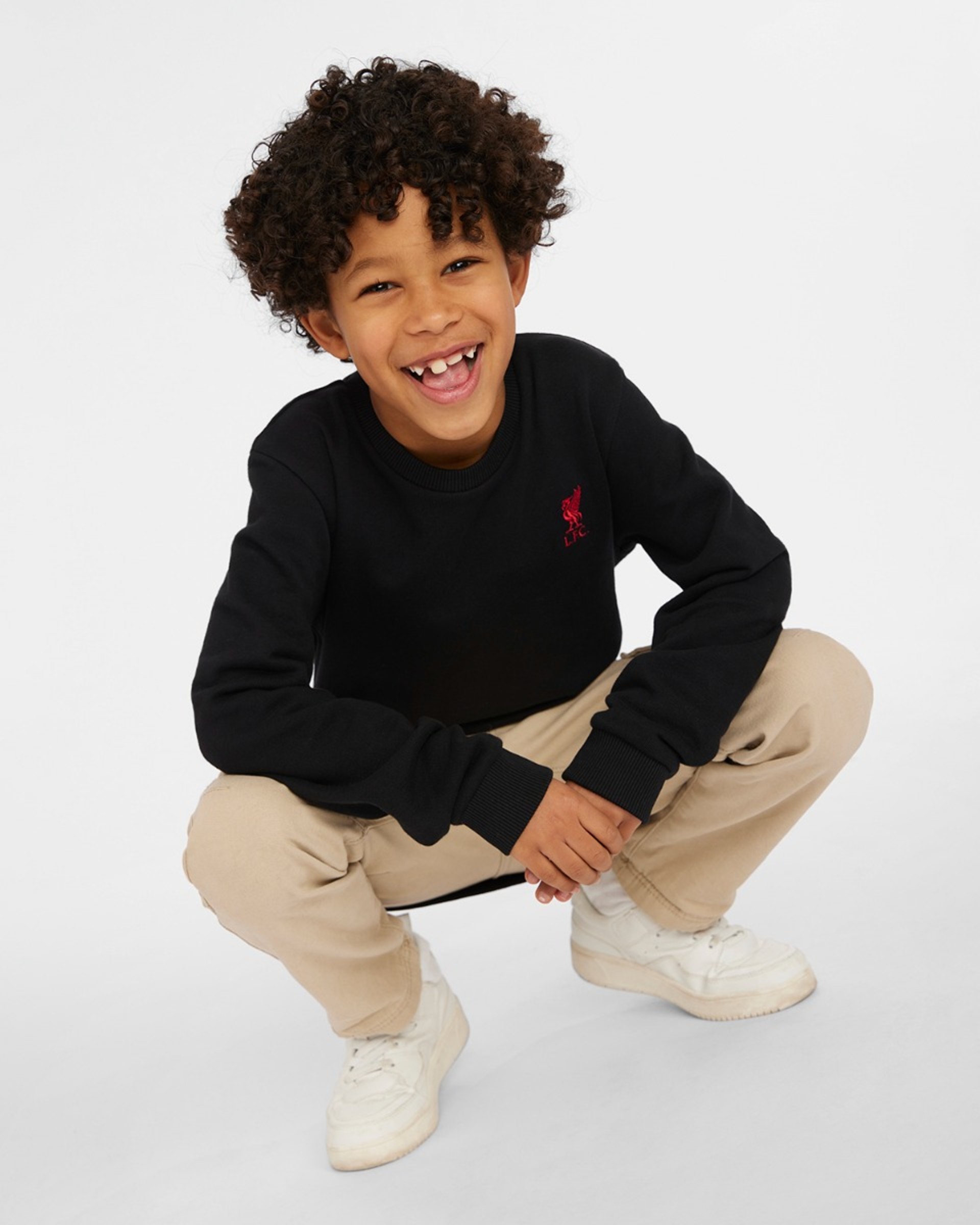 LFC Spædbørn Sweatshirt med rund hals sort - Image 1