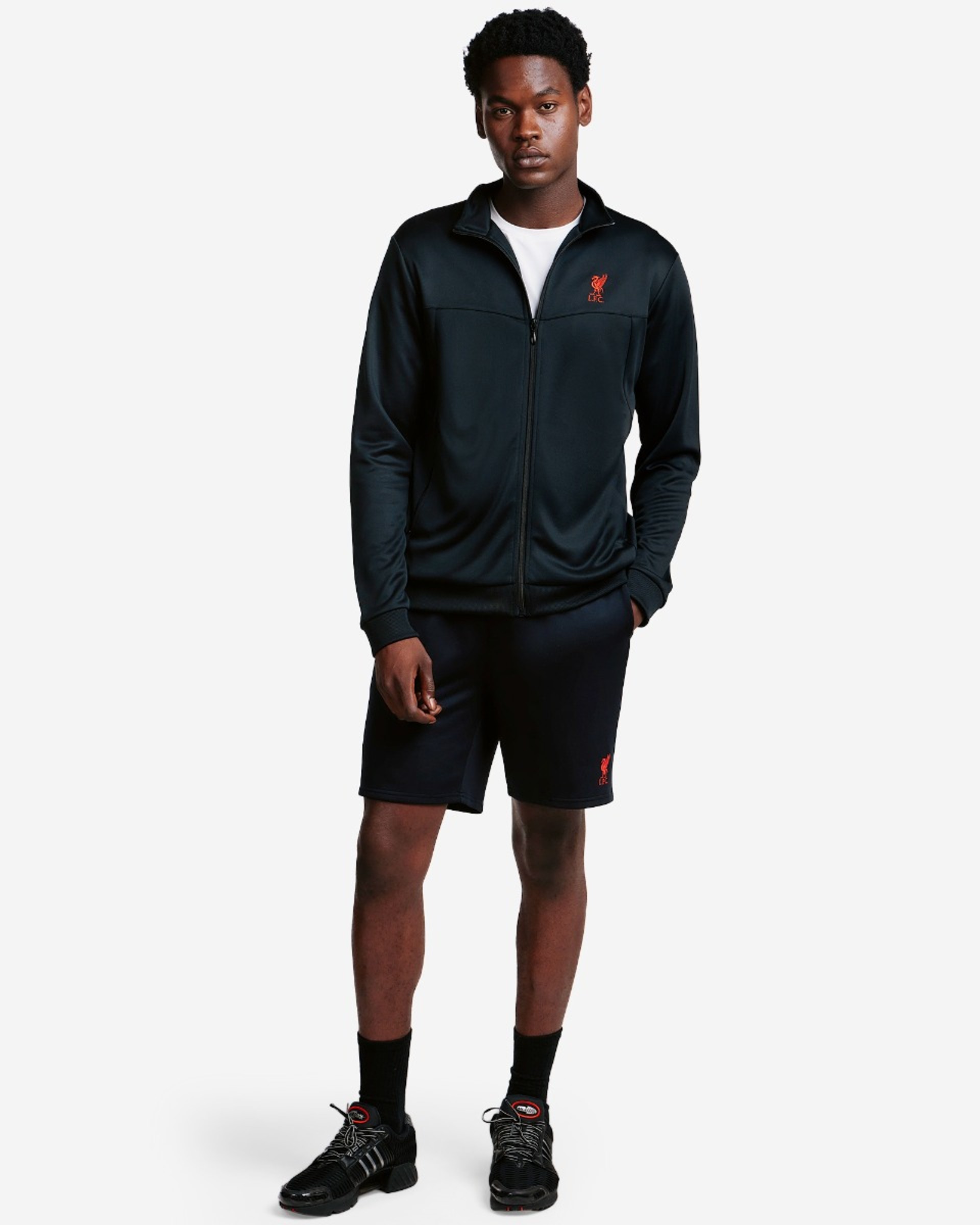Pantalones cortos negros de poliéster LFC para hombre - Image 3
