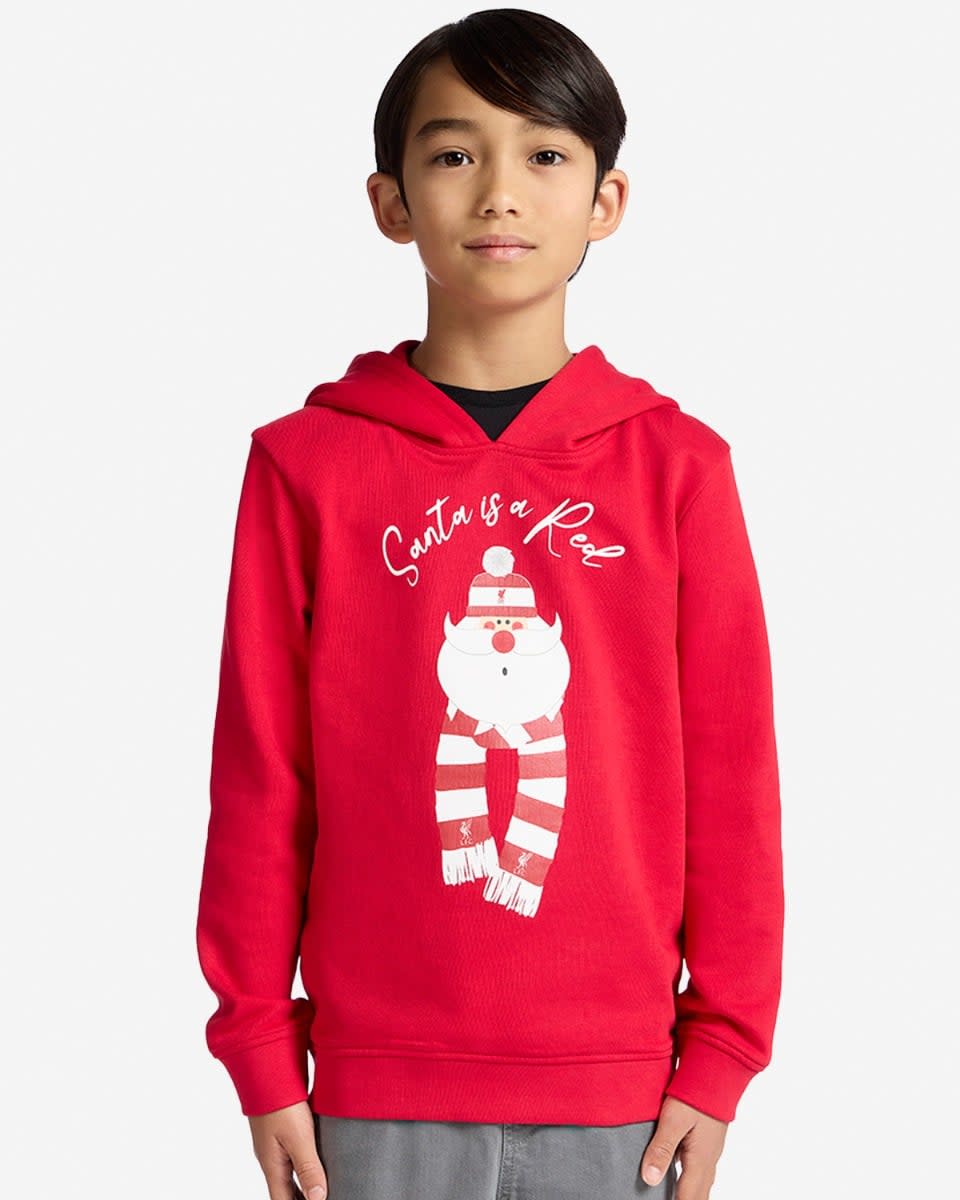LFC Infants Santa Is A Red Hoody Rot - Image 1