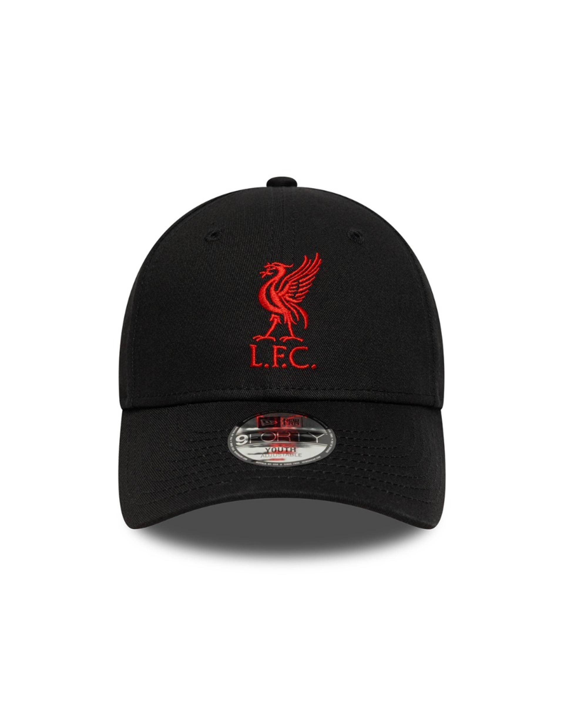 Gorra LFC New Era 9FORTY Liverbird para niños, negra y roja - Image 2