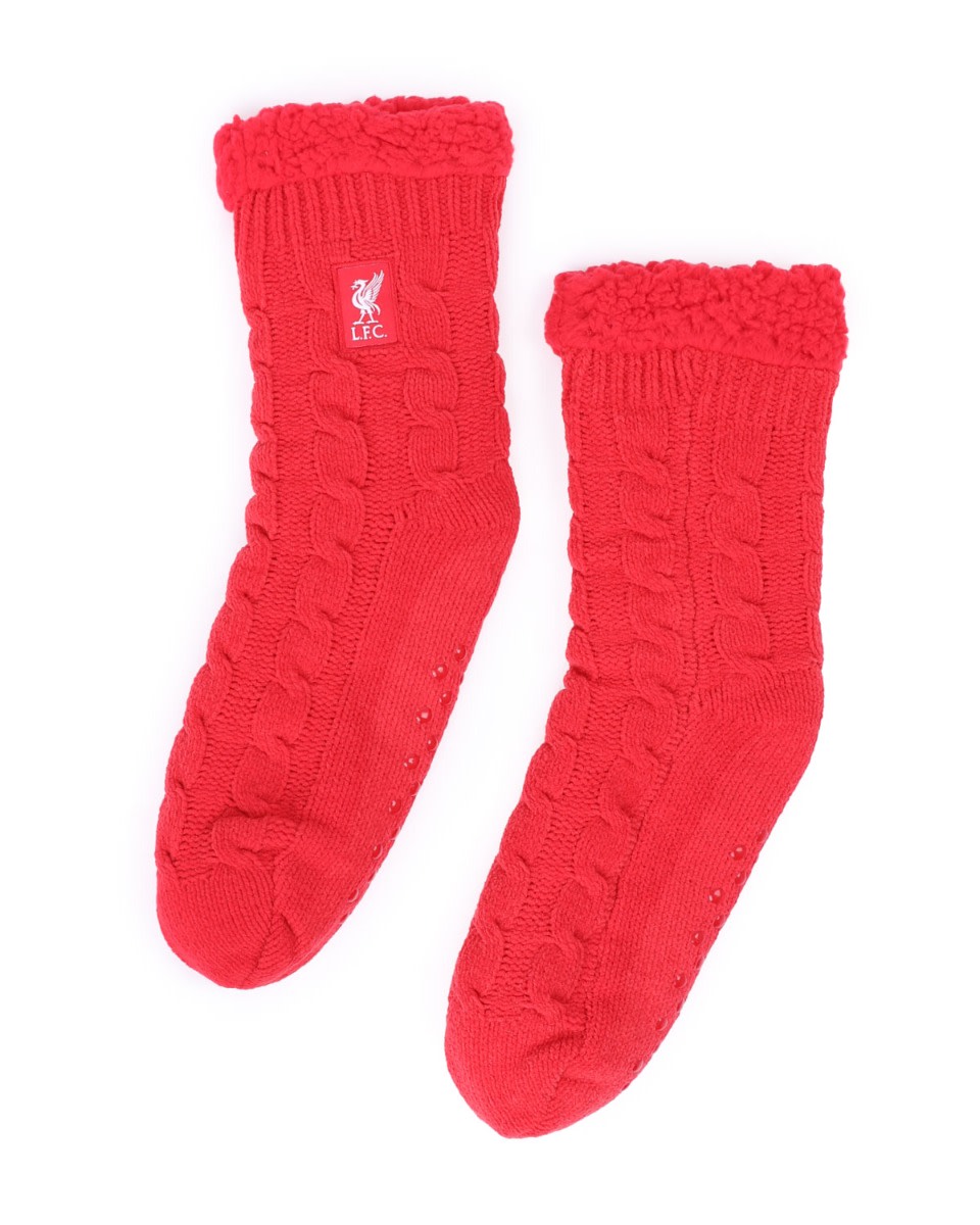 LFC Adult Slipper Socks Red - Image 1