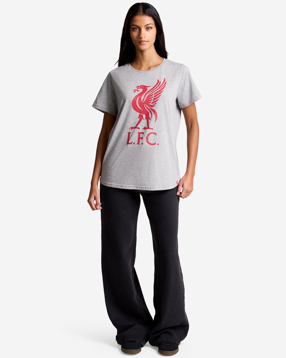 LFC Liverbird T-shirt til kvinder Grå - Image 3