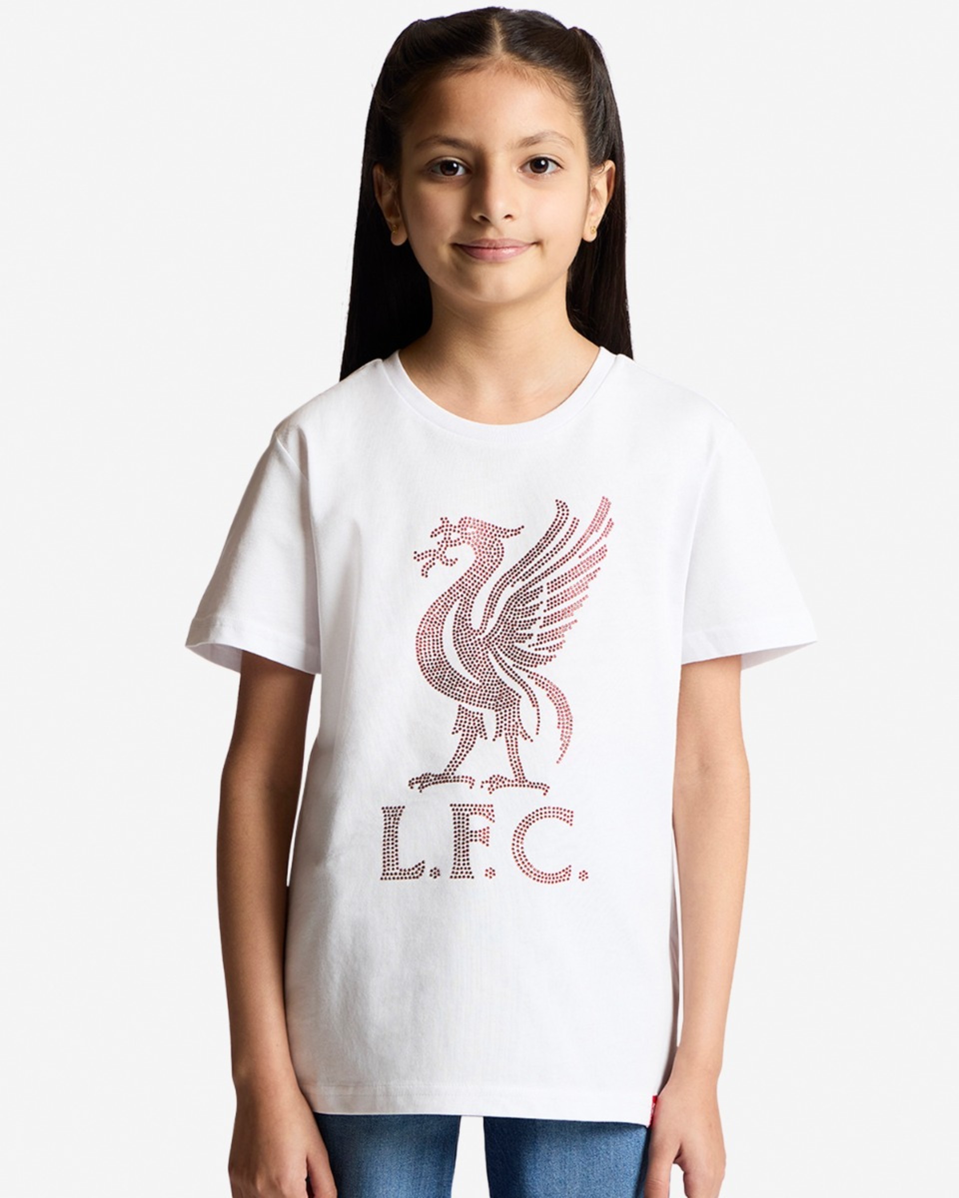 Camiseta LFC Juniors Diamantè Liverbird blanca - Image 3