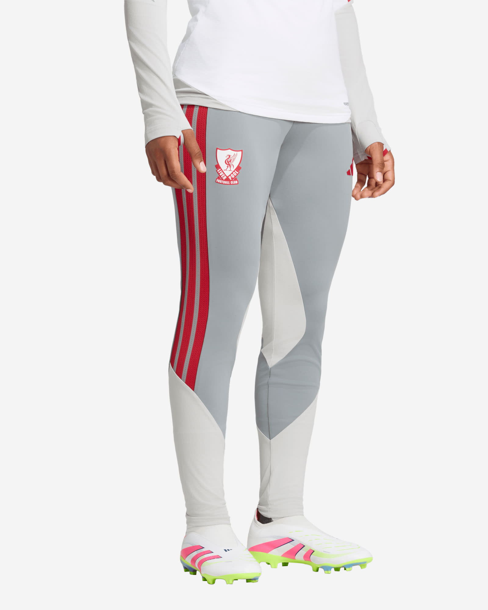 LFC 阿迪达斯女式 26/27 正品欧洲 Tiro 训练裤灰色 - Image 1