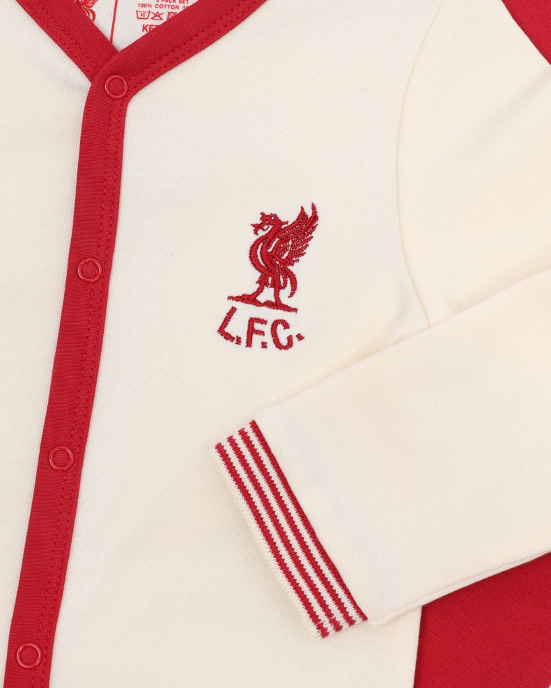 LFC Baby-Schlafanzüge mit Schaft, Rot, 2 Stück - Image 2