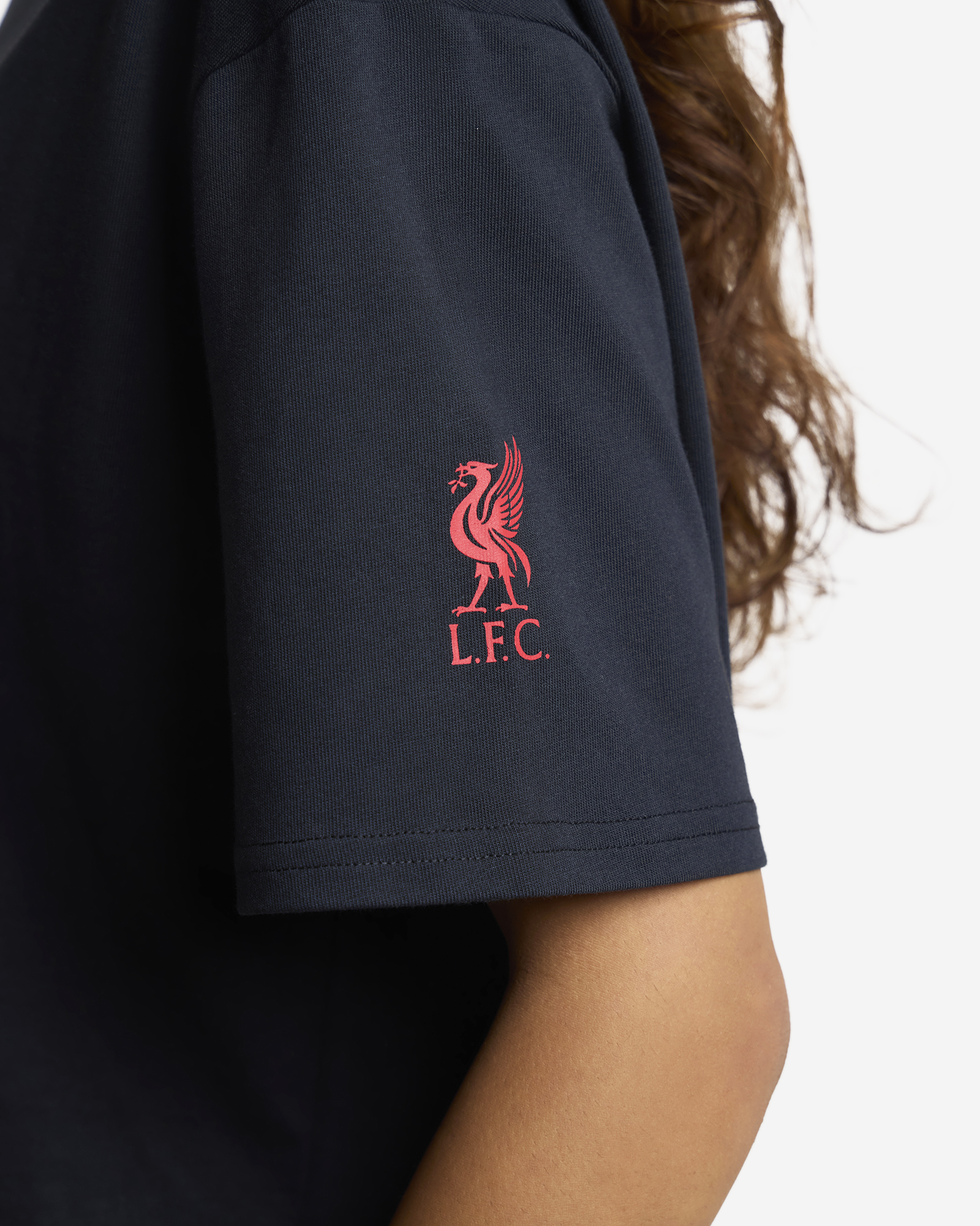 LFC 女式 Walk On 超大码 T 恤黑色 - Image 4