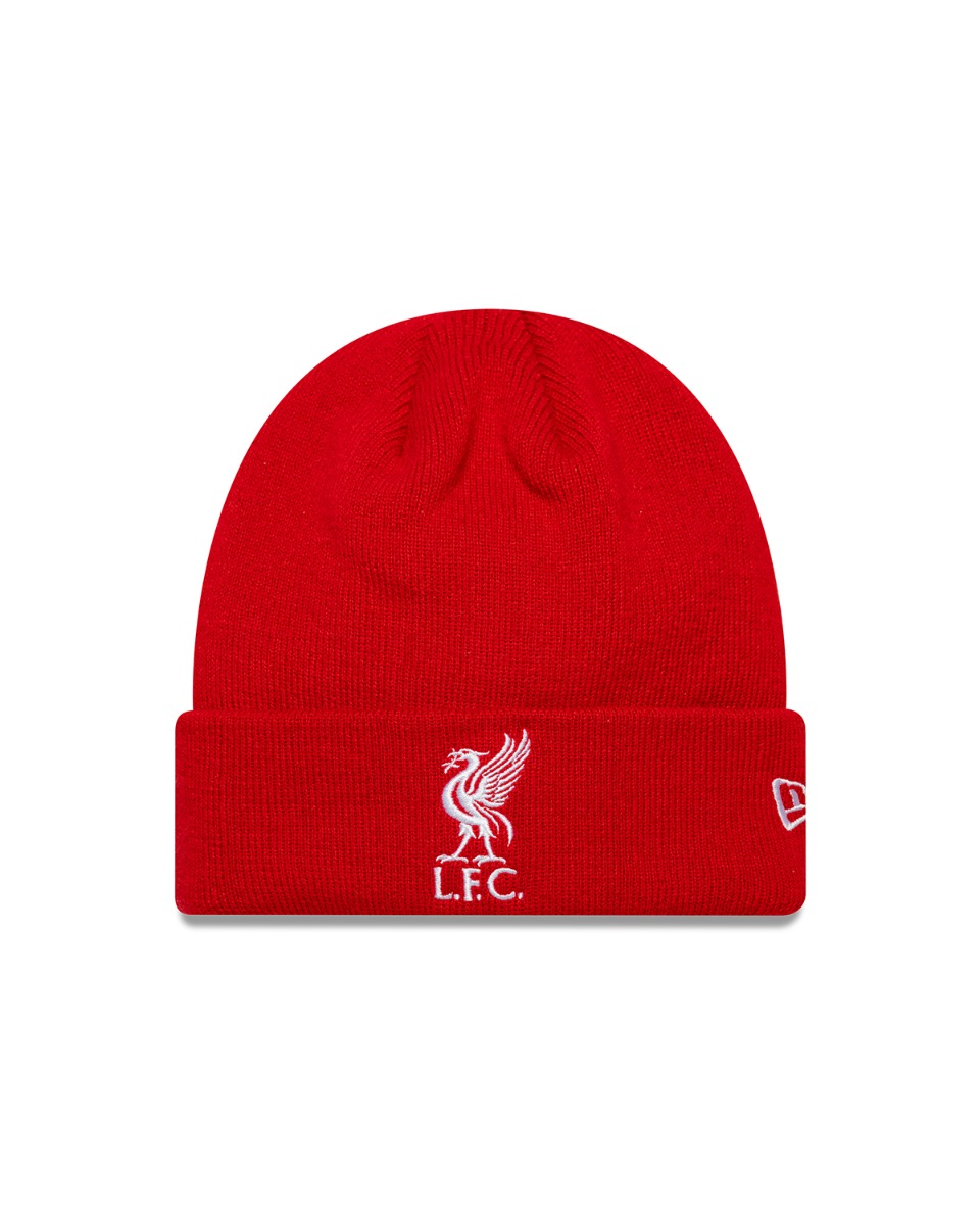 BONNET en tricot à manchette LFC New Era Liverbird, rouge - Image 1