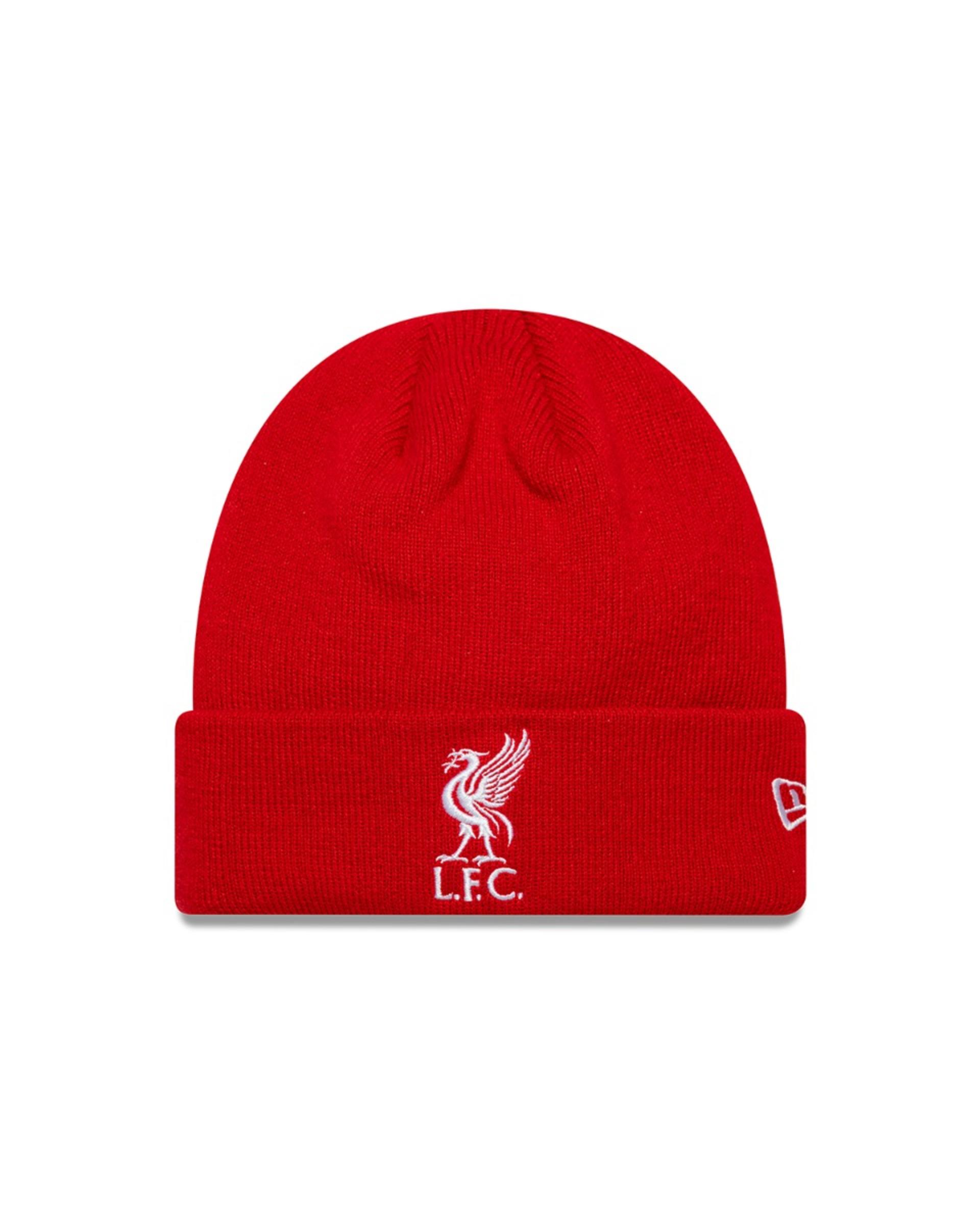 BONNET en tricot à manchette LFC New Era Liverbird, rouge - Image 1
