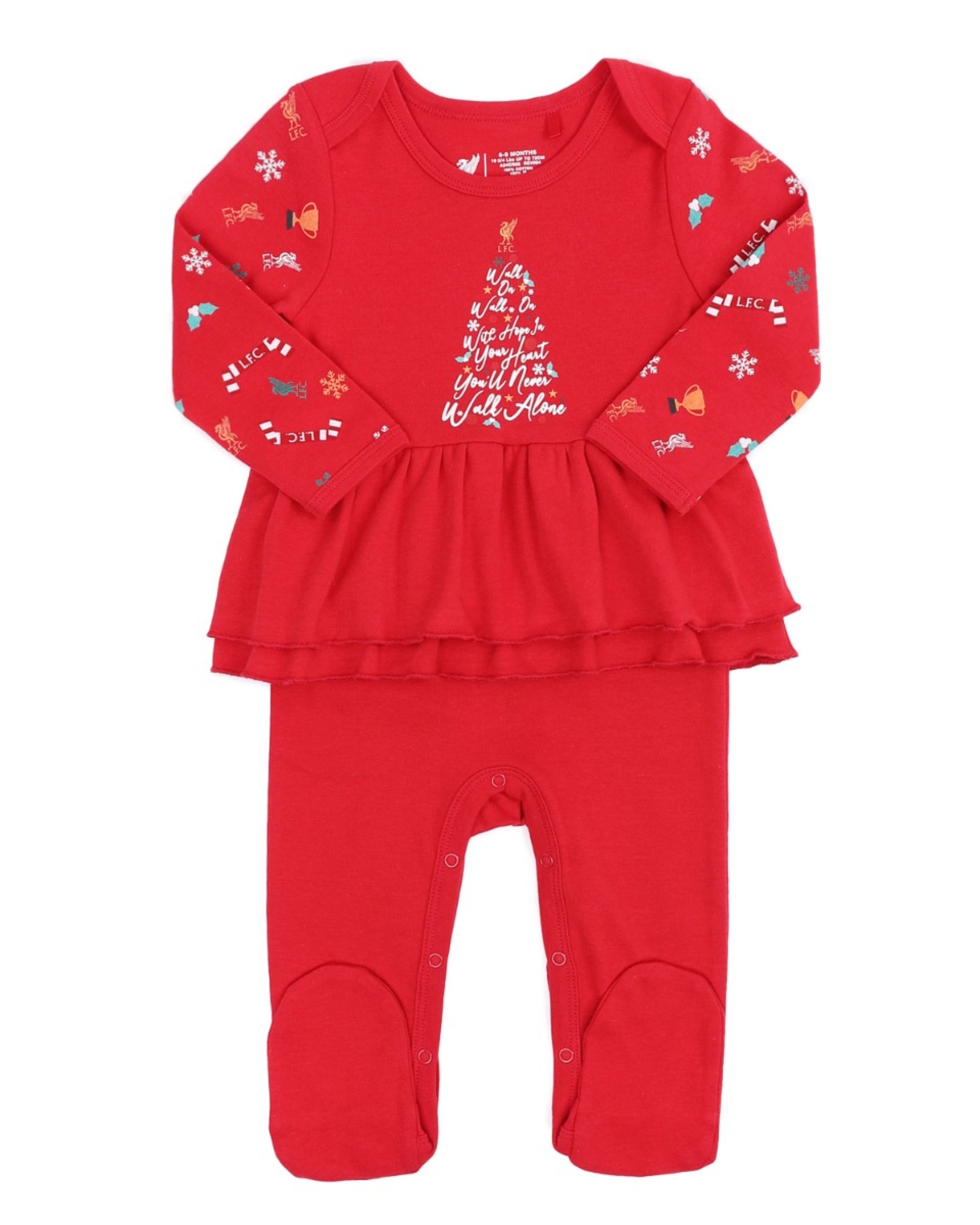Tutú LFC Baby para Navidad, color rojo - Image 1