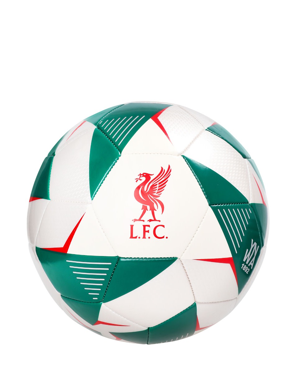 LFC Size 5 Liverbird Football White & Green - Image 1